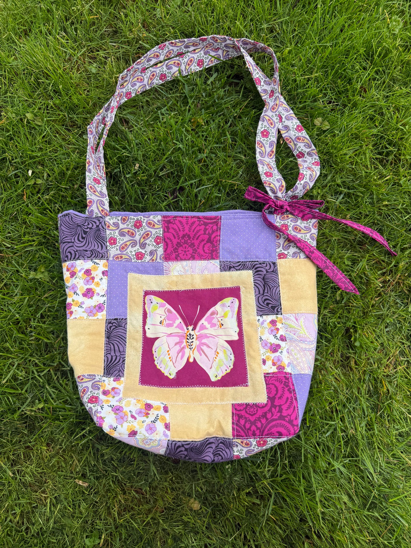Quilted Butterfly Purse
