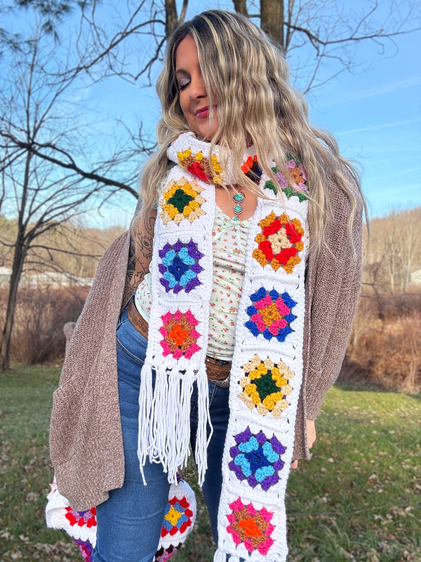 Matching Scarf & Purse Set