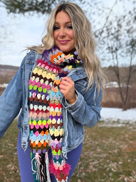 Made to Order Scrap Scarf (7-9 feet)