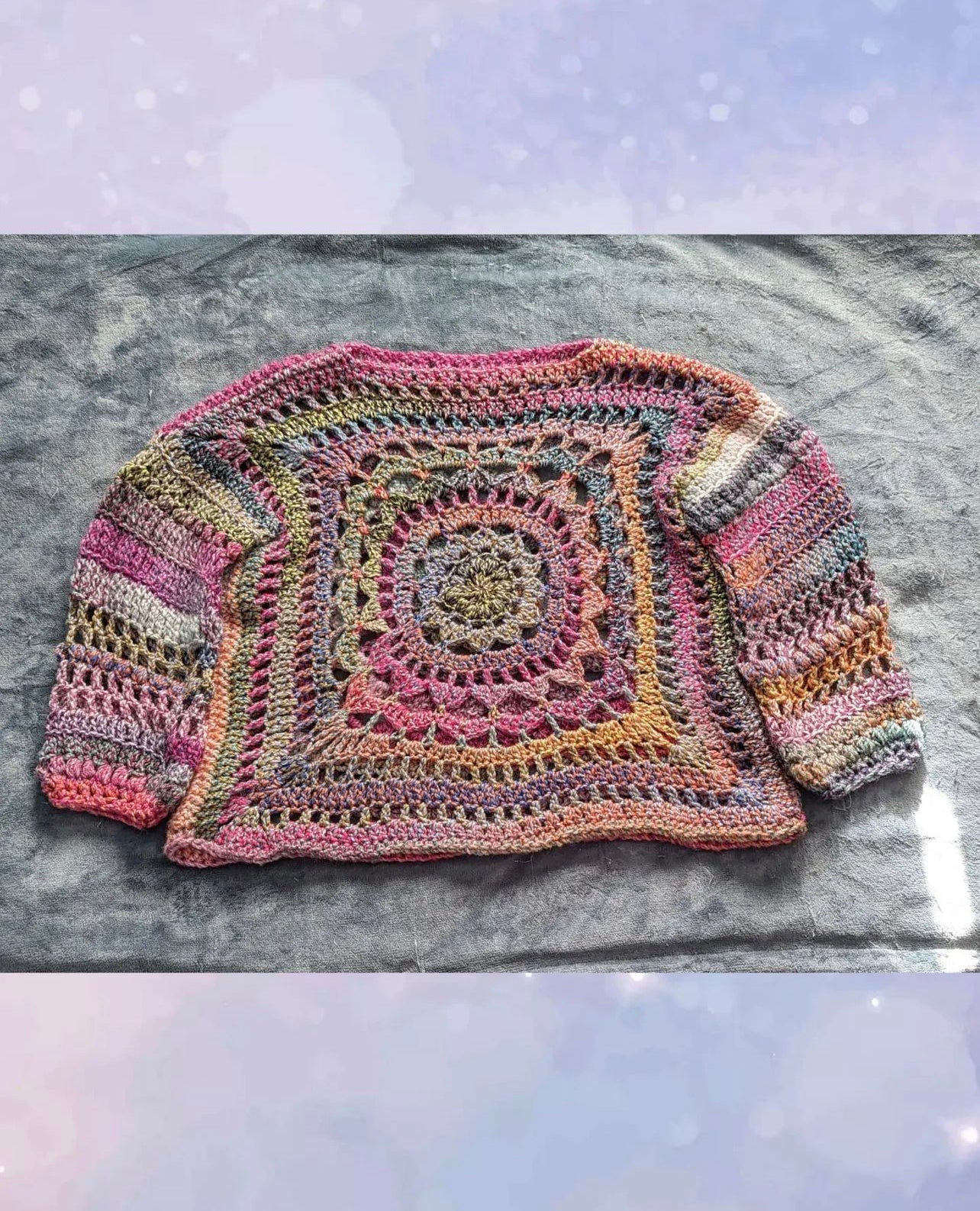 Mandala Effect Sweater Pattern