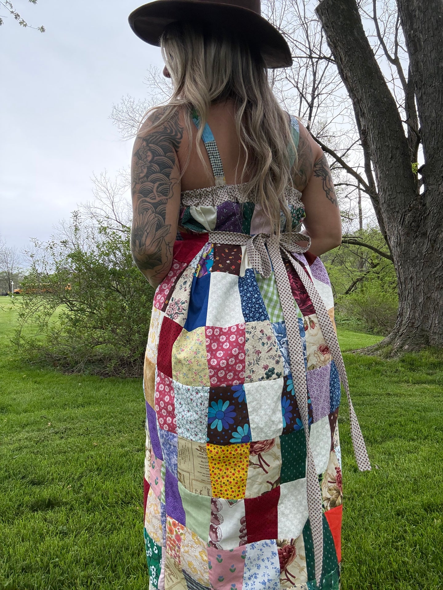 M/L OOAK Patchwork Dress