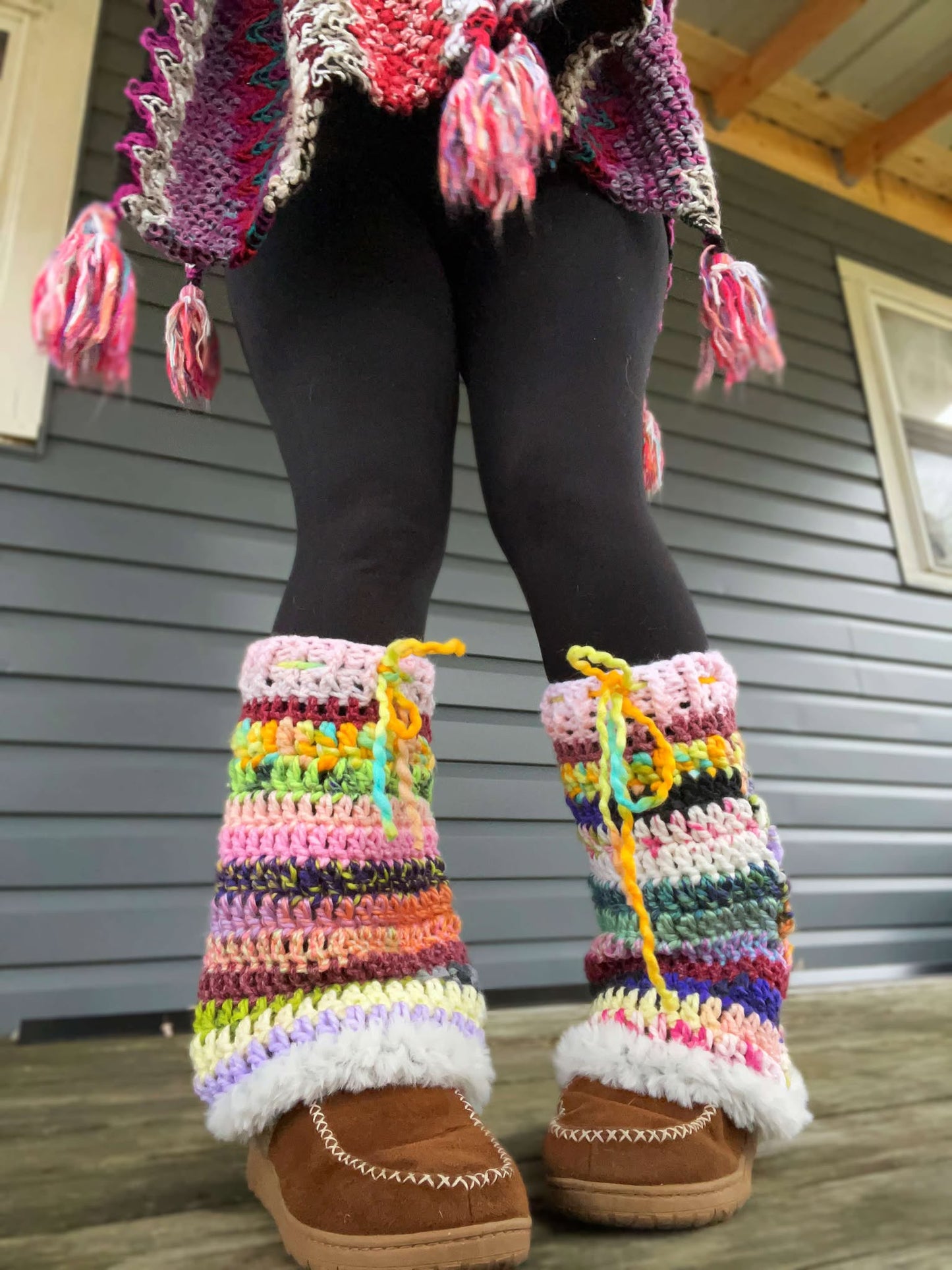 Flared Leg Warmers Pattern - Beginner Friendly