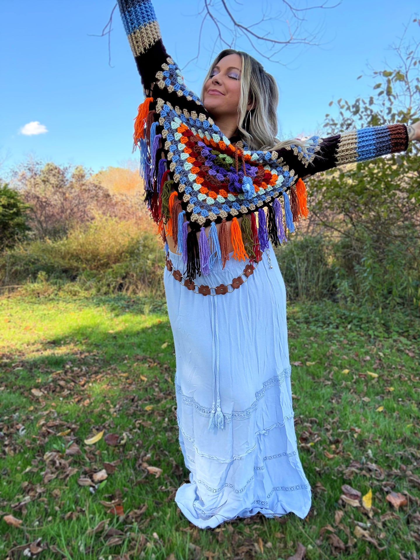 The Block Party Poncho Pattern