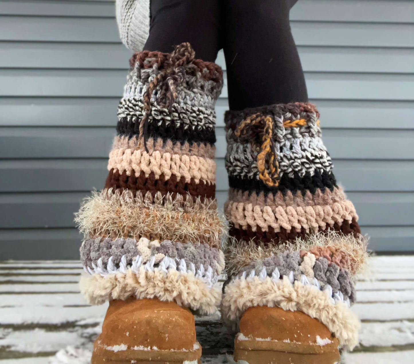 Flared Leg Warmers Pattern - Beginner Friendly