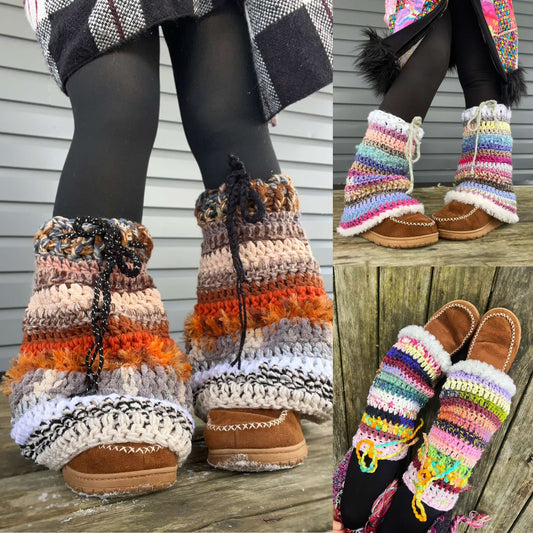 Flared Leg Warmers Pattern - Beginner Friendly