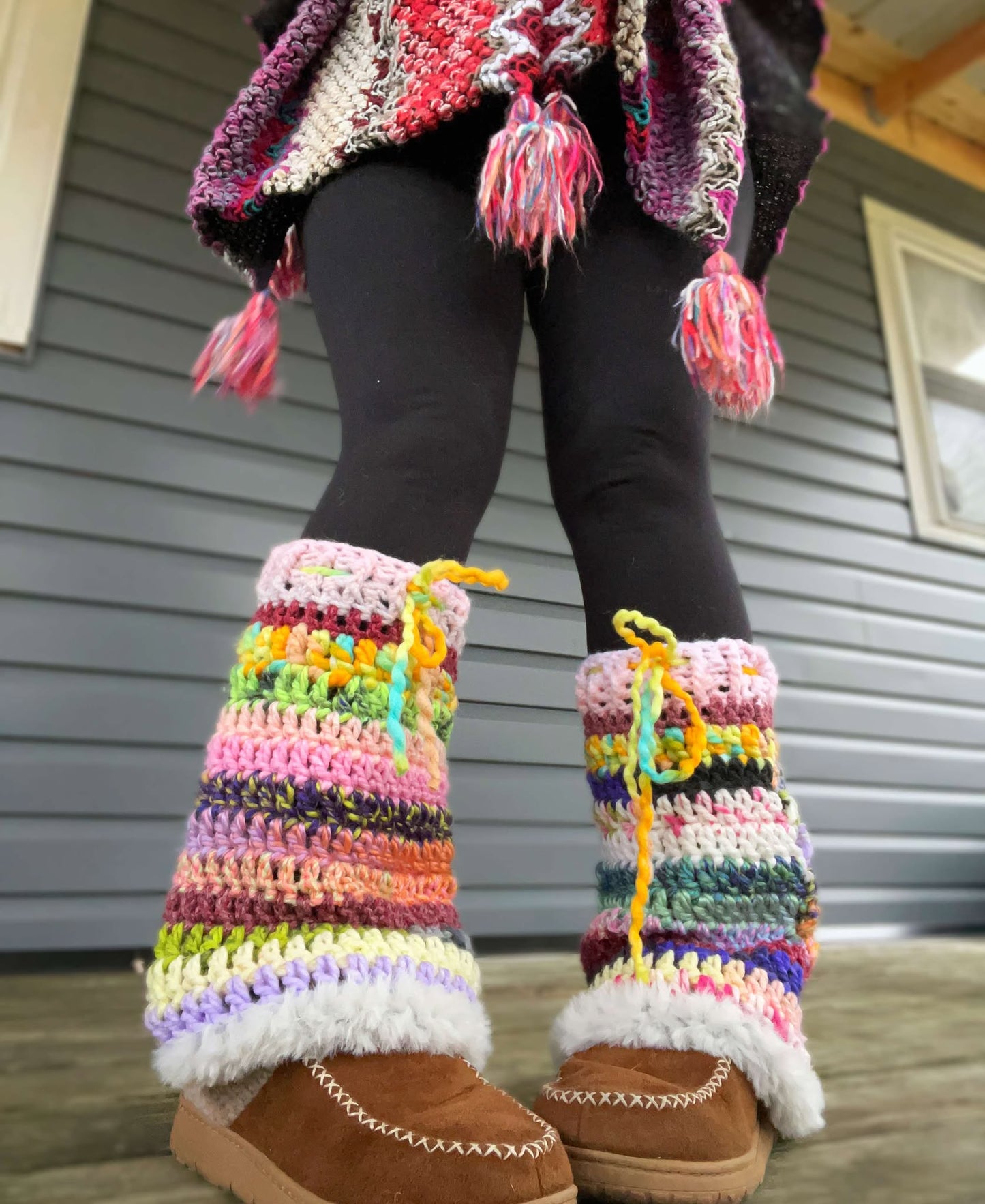 Flared Leg Warmers Pattern - Beginner Friendly