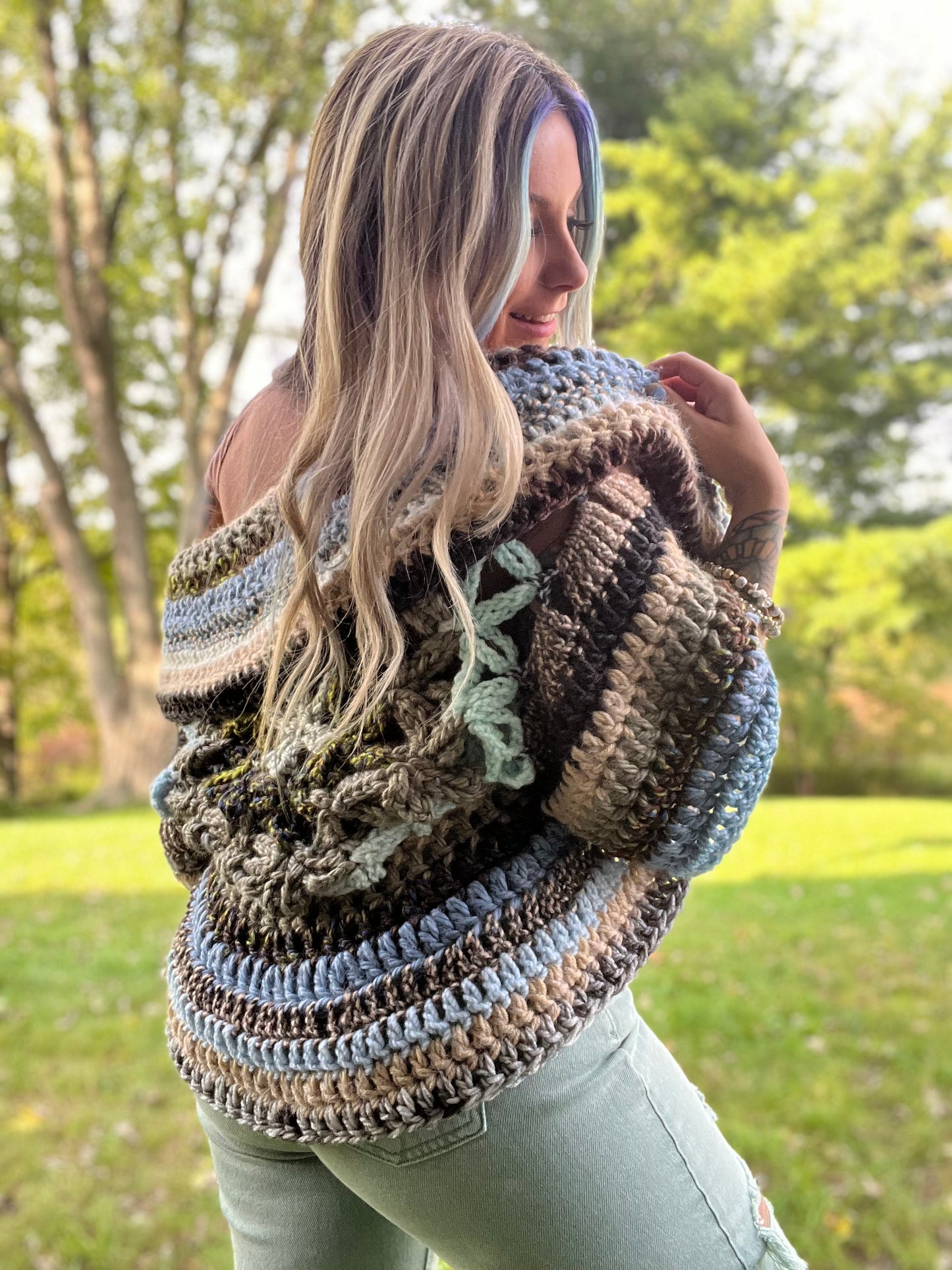 Flower of Life Shrug M/XL