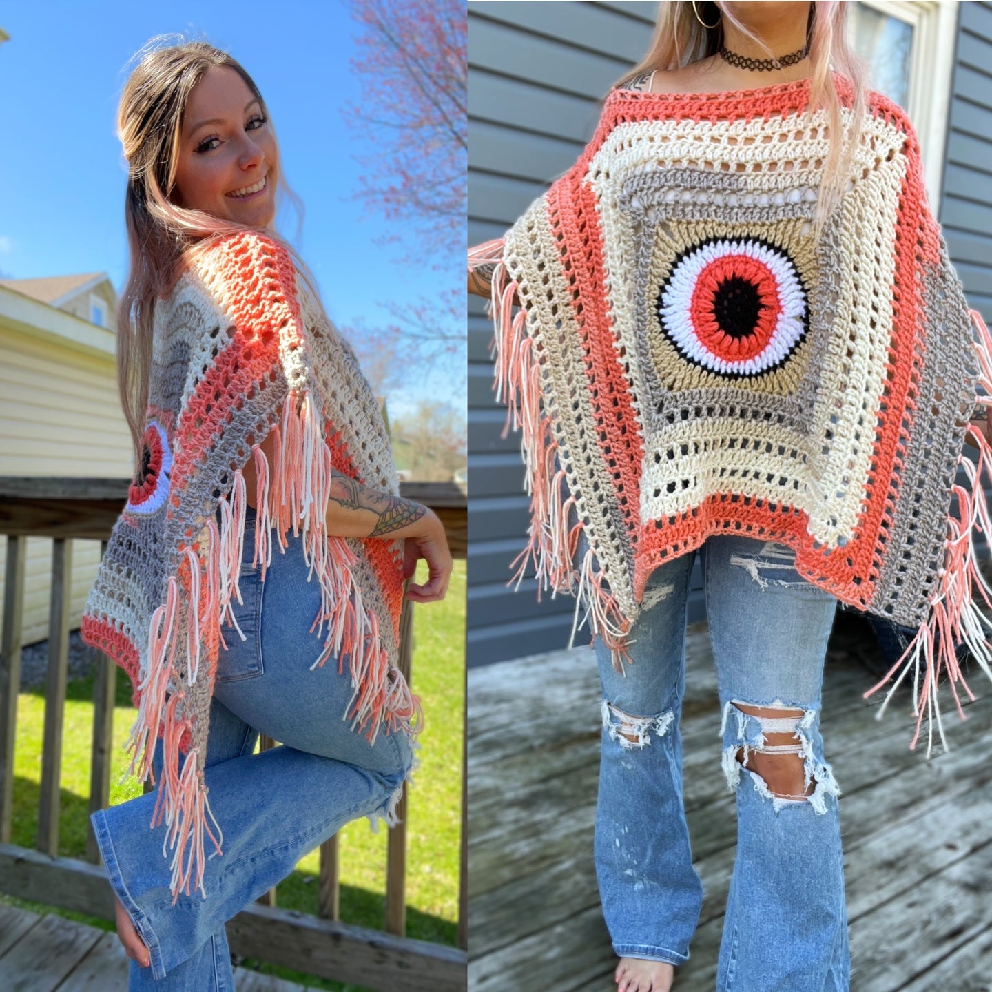 The Optic Nervana Poncho Pattern