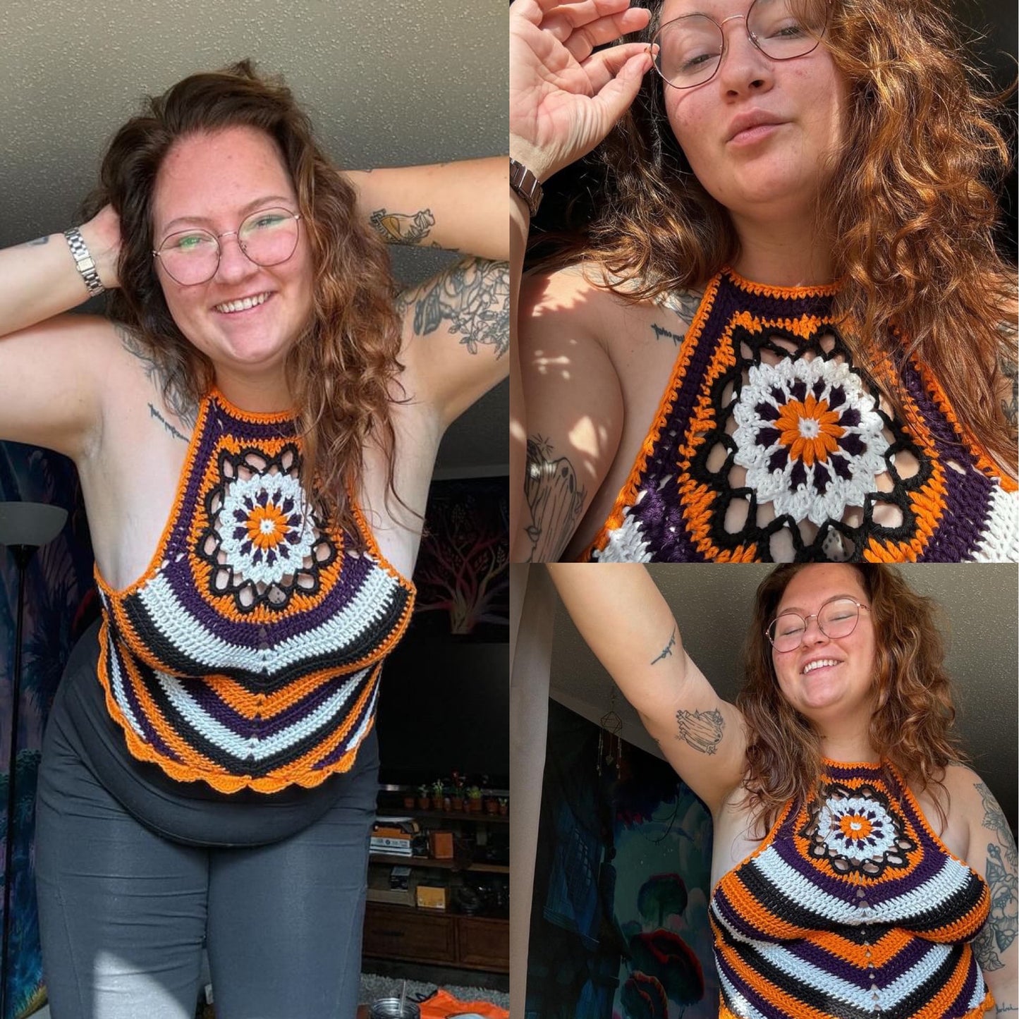 The StarFlower Halter Top Pattern