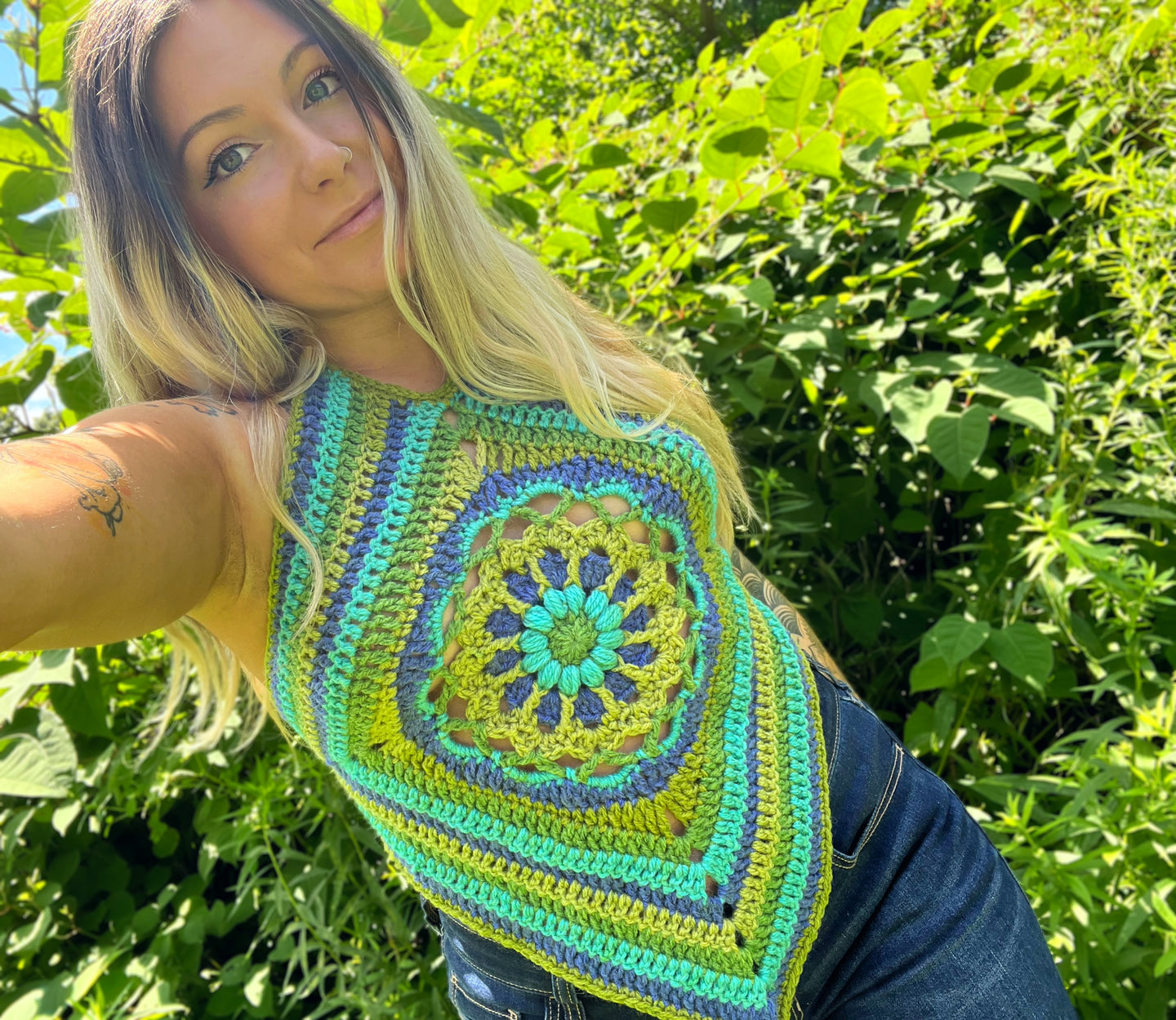 Dahlia Diamond Top (XS-M)