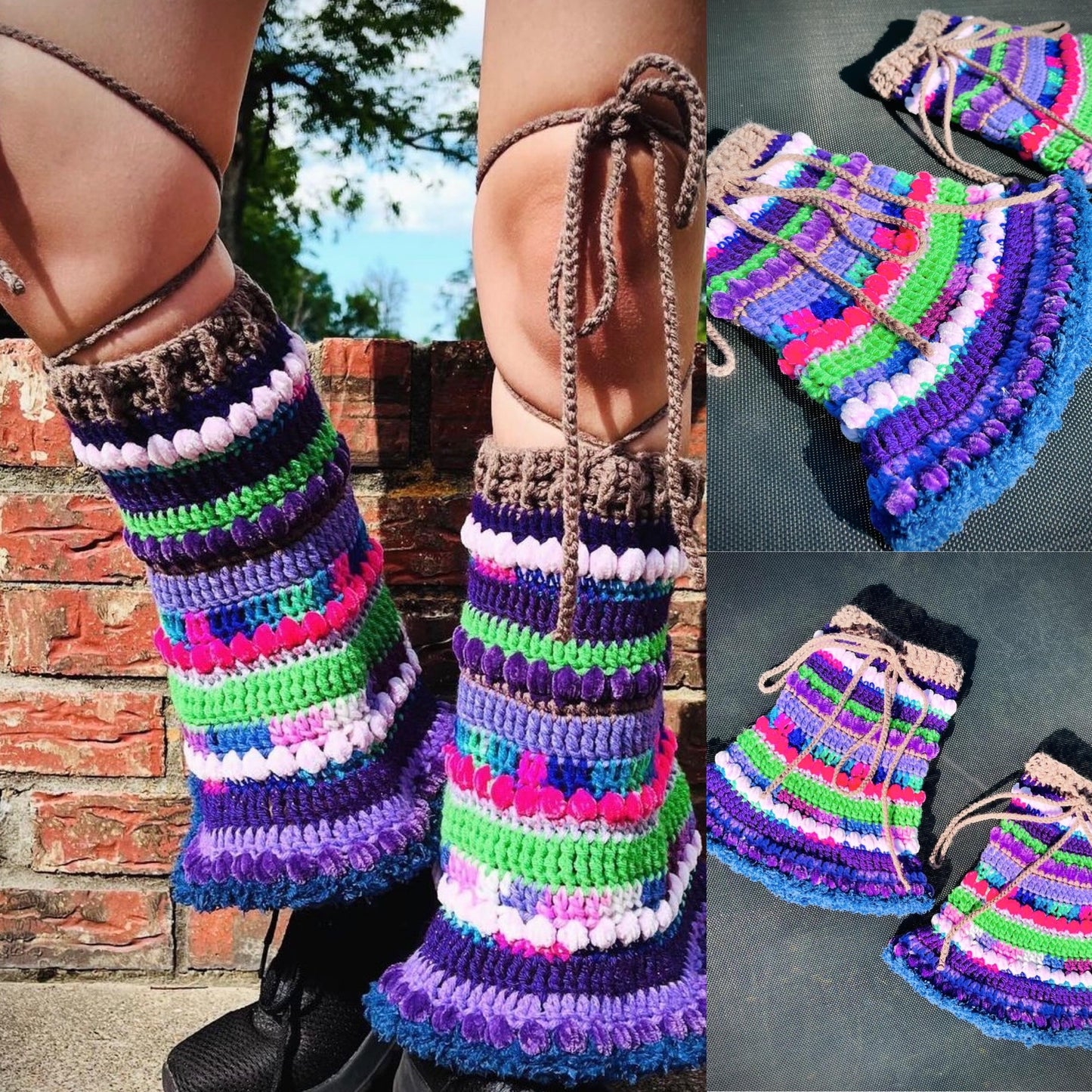 Solar Flares - Leg Warmer Pattern