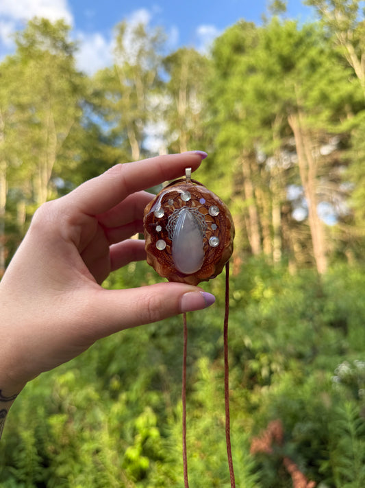 Sacred Geometry Pinecone Pendant