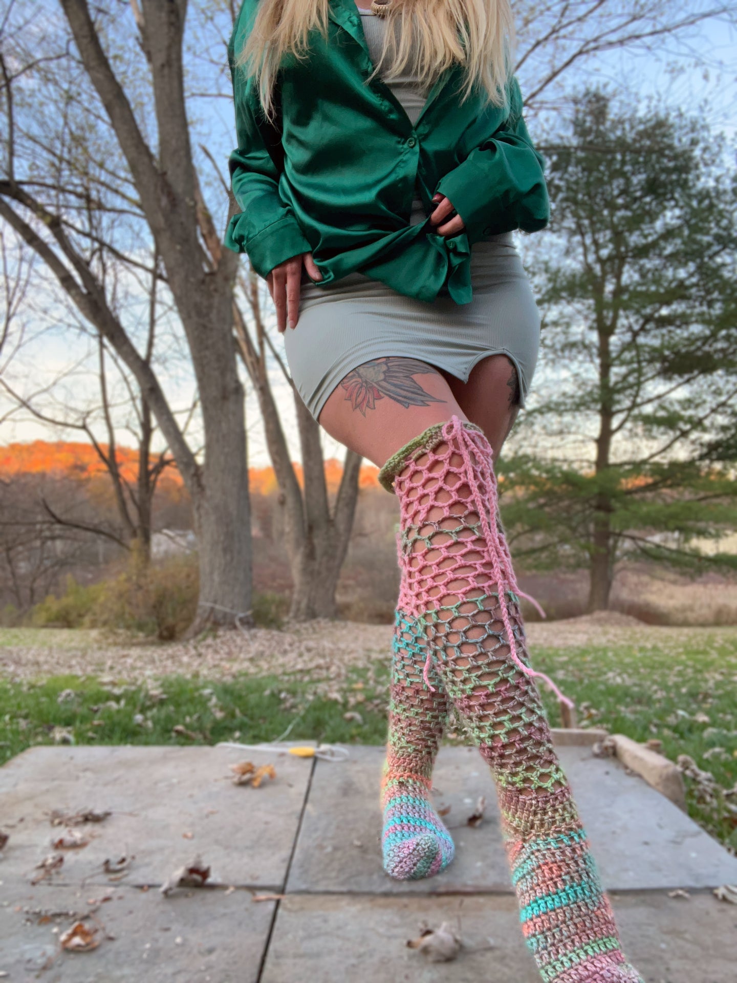 Discounted Mesh Stockings