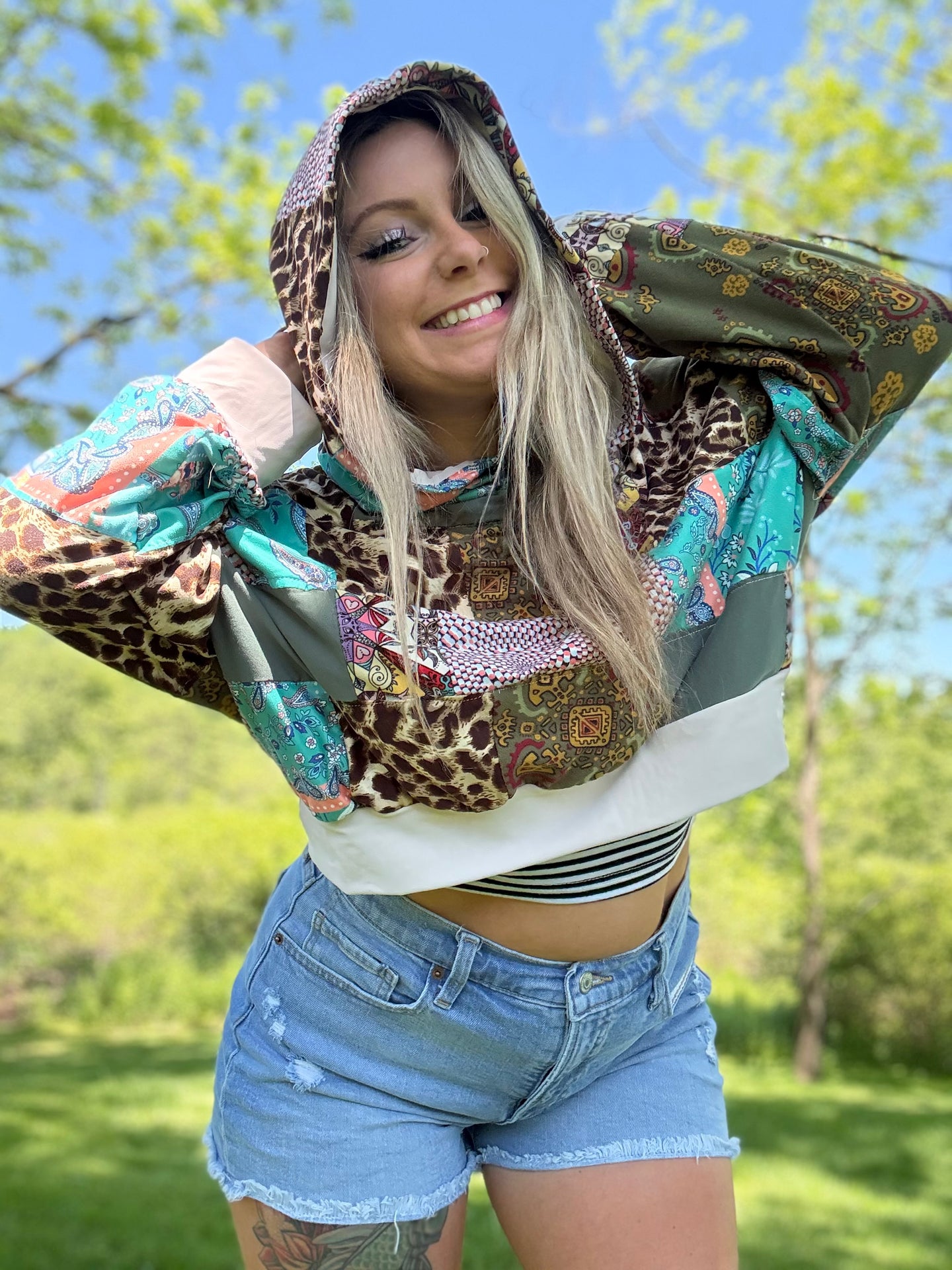Jungle Cat Hoodie (L/XL)