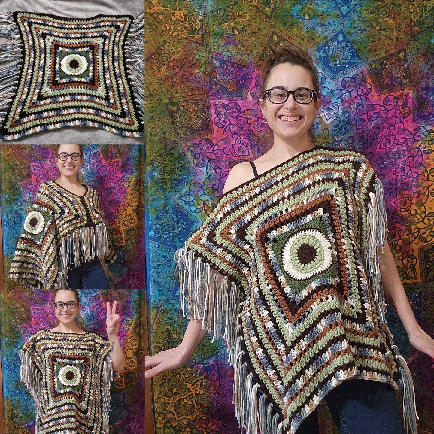 The Optic Nervana Poncho Pattern