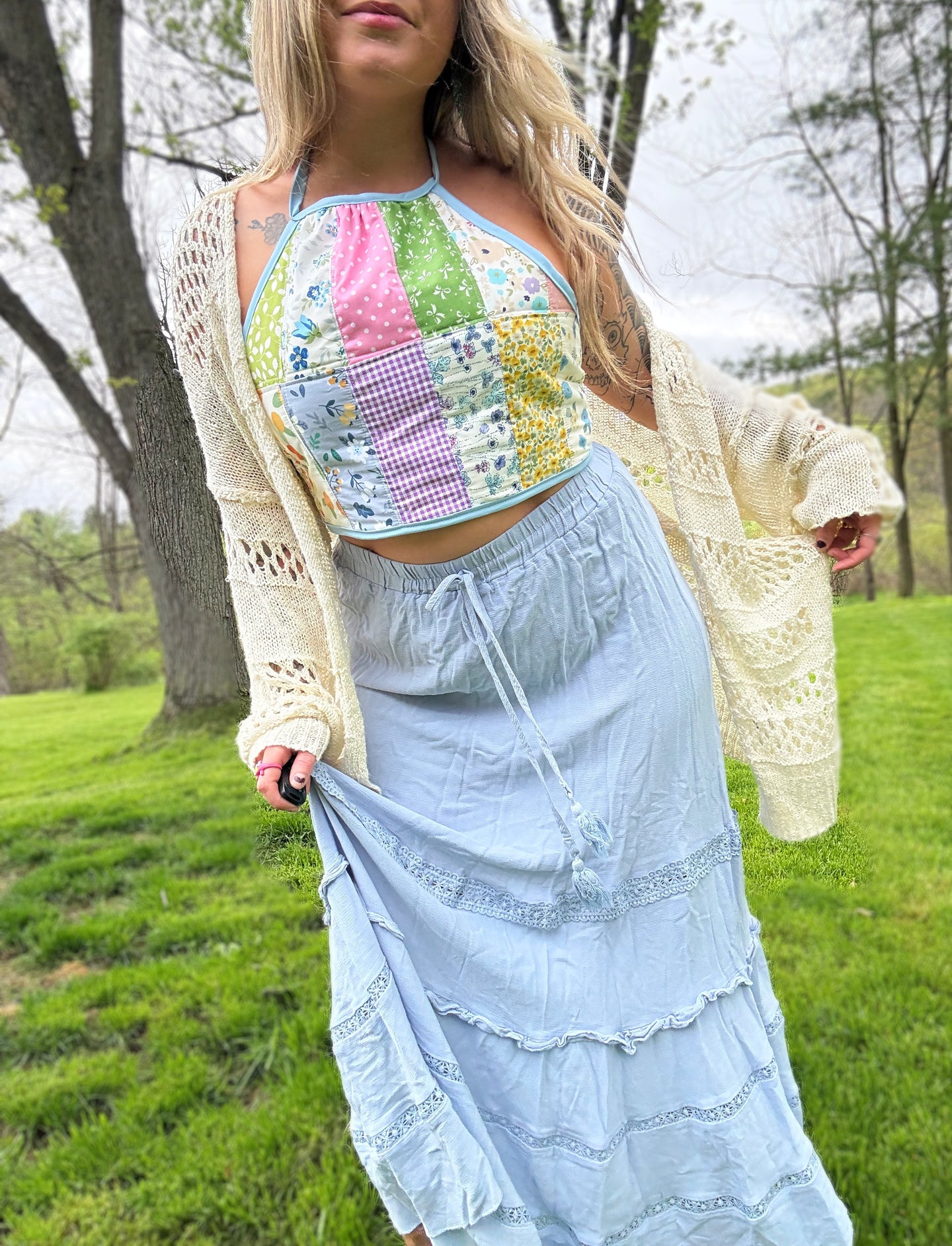XS/M Quilted Halter Top