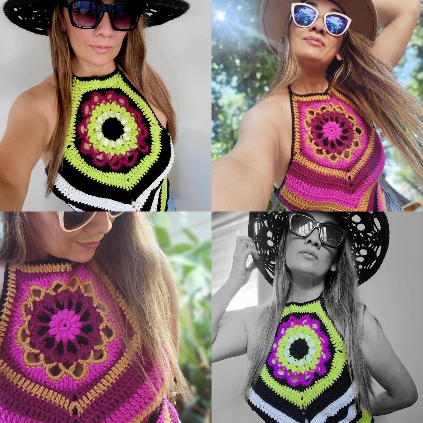 The StarFlower Halter Top Pattern