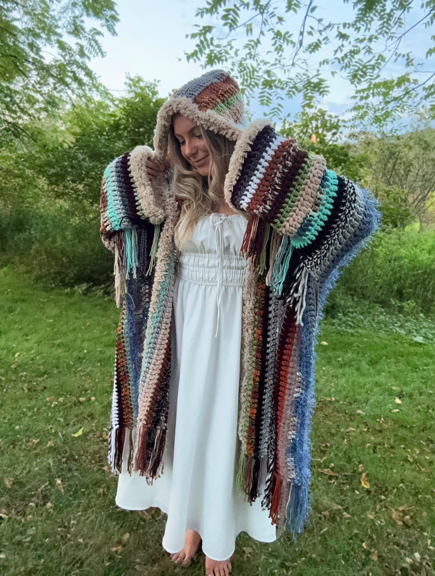 HEAVY Oversized Hooded Cloak - Winter Jacket Scrap Project