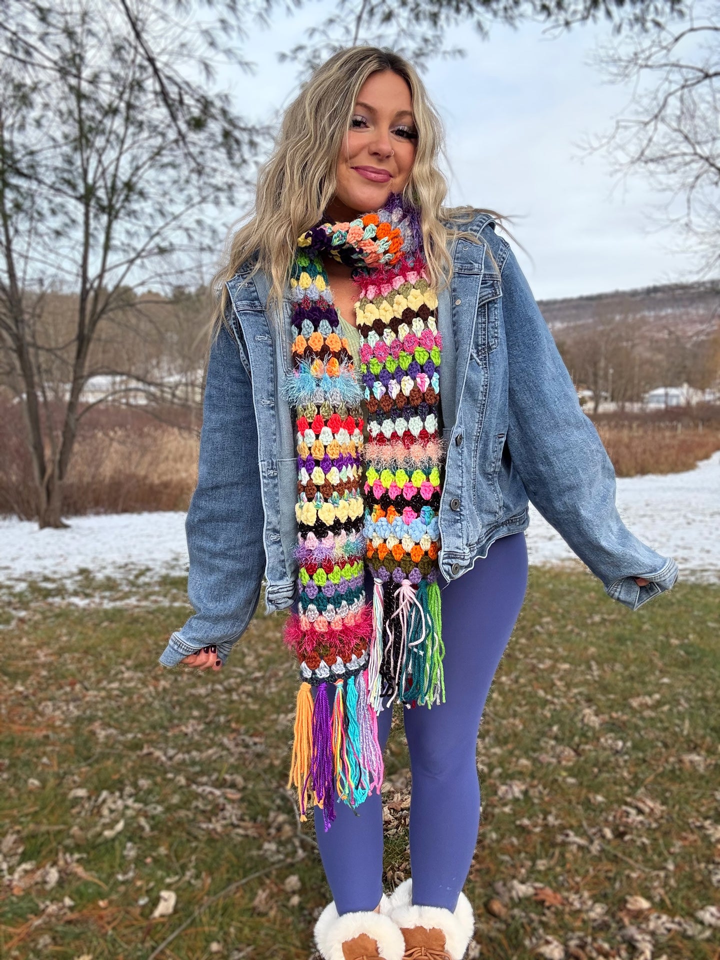 Made to Order Scrap Scarf (7-9 feet, 2-4 weeks)
