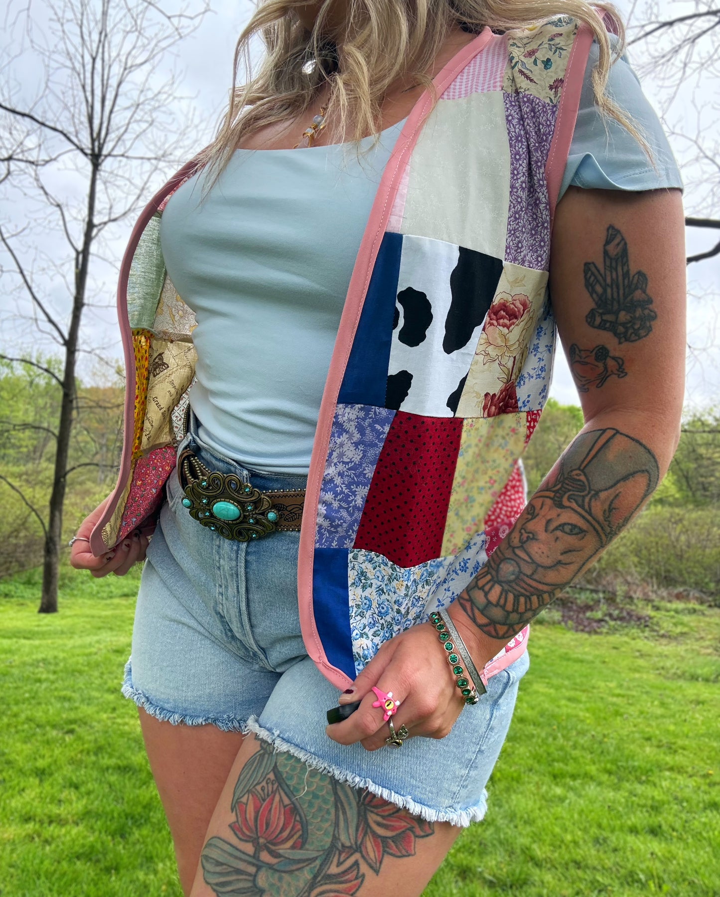 XS/S Patchwork Vest (Not Lined)