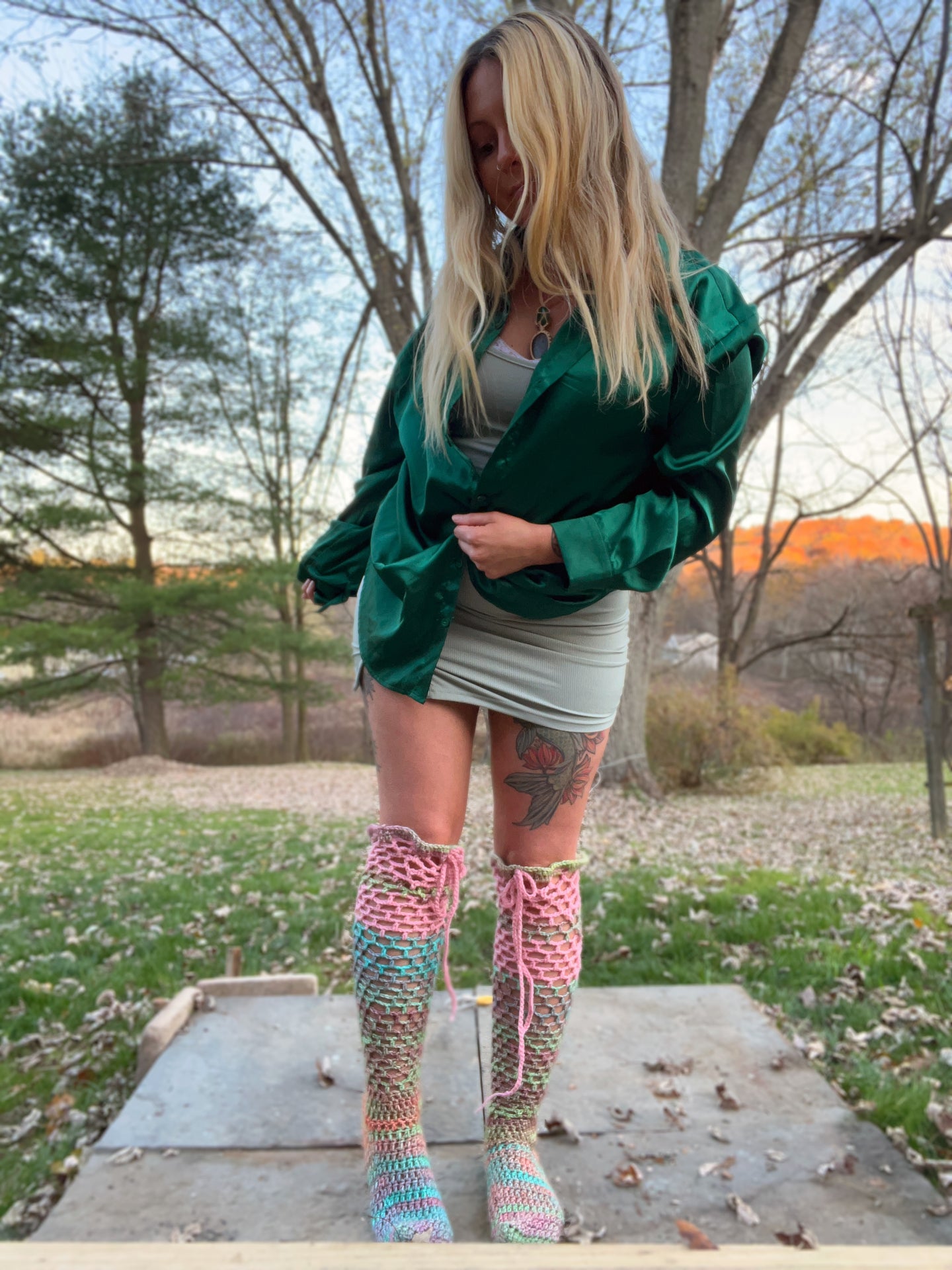 Discounted Mesh Stockings