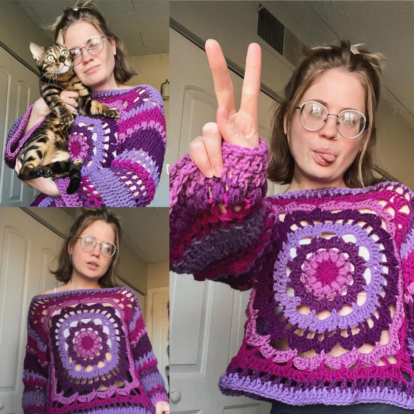 Mandala Effect Sweater Pattern