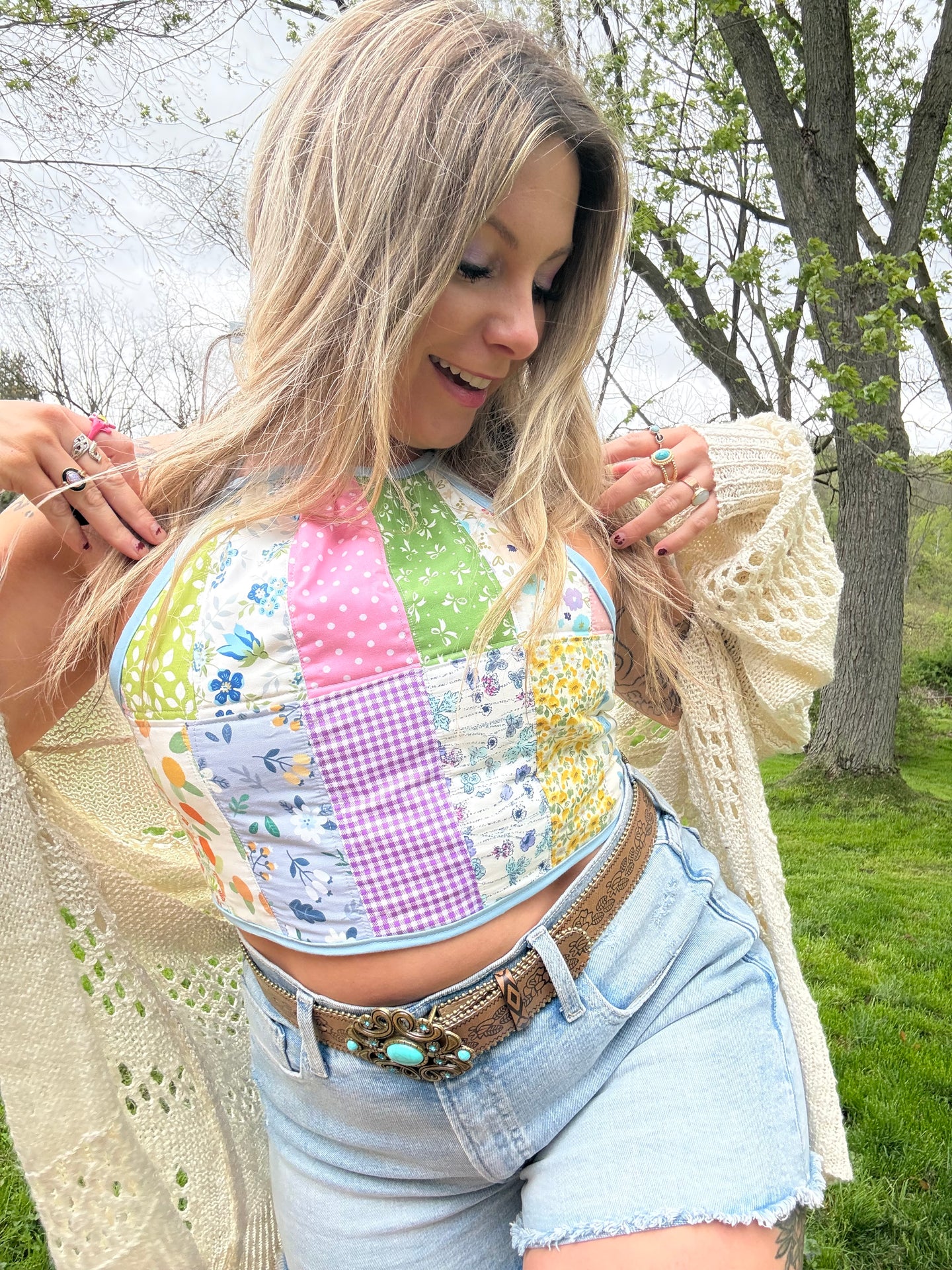 XS/M Quilted Halter Top