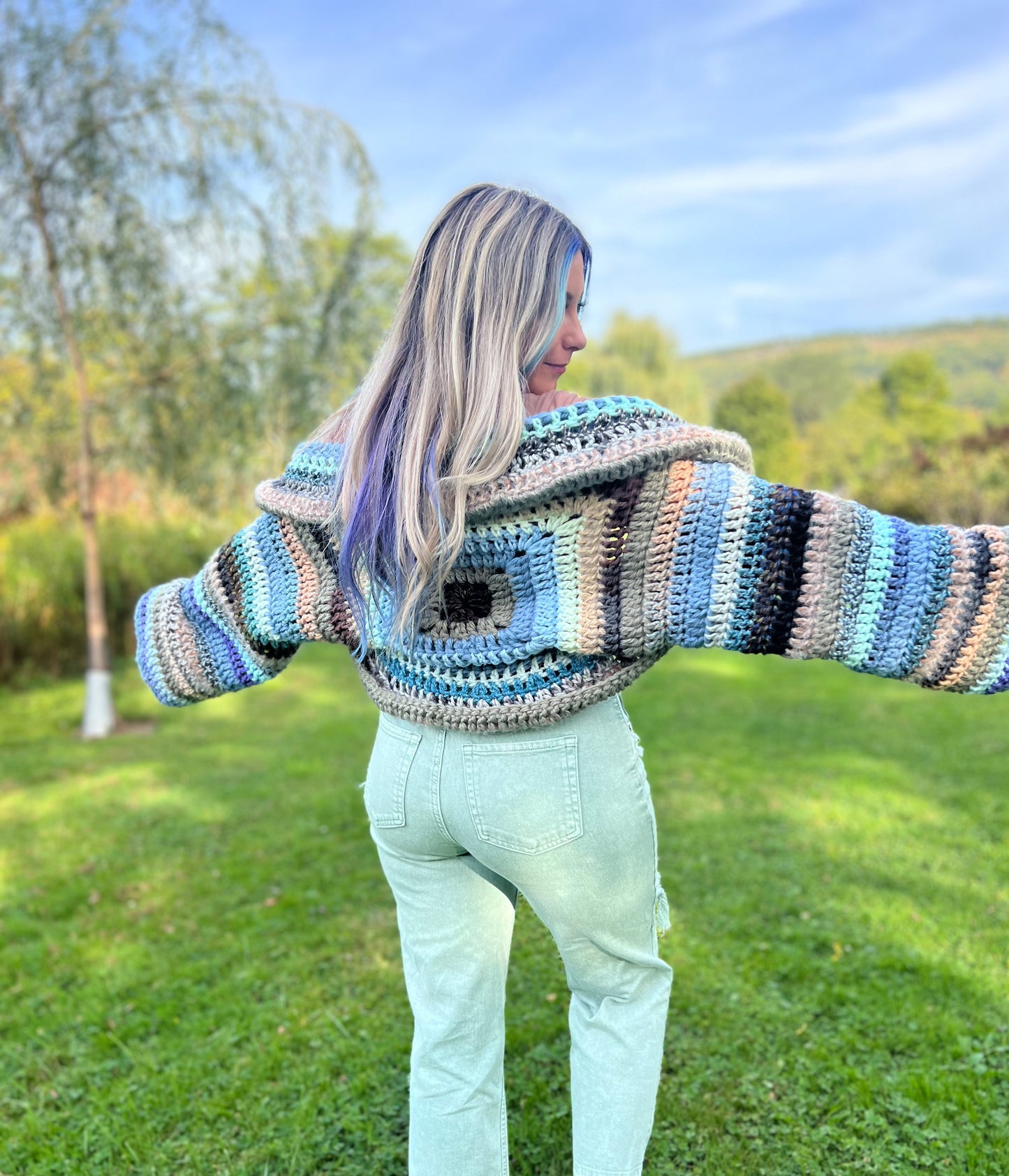 S-XL Chunky Cocoon Shrug