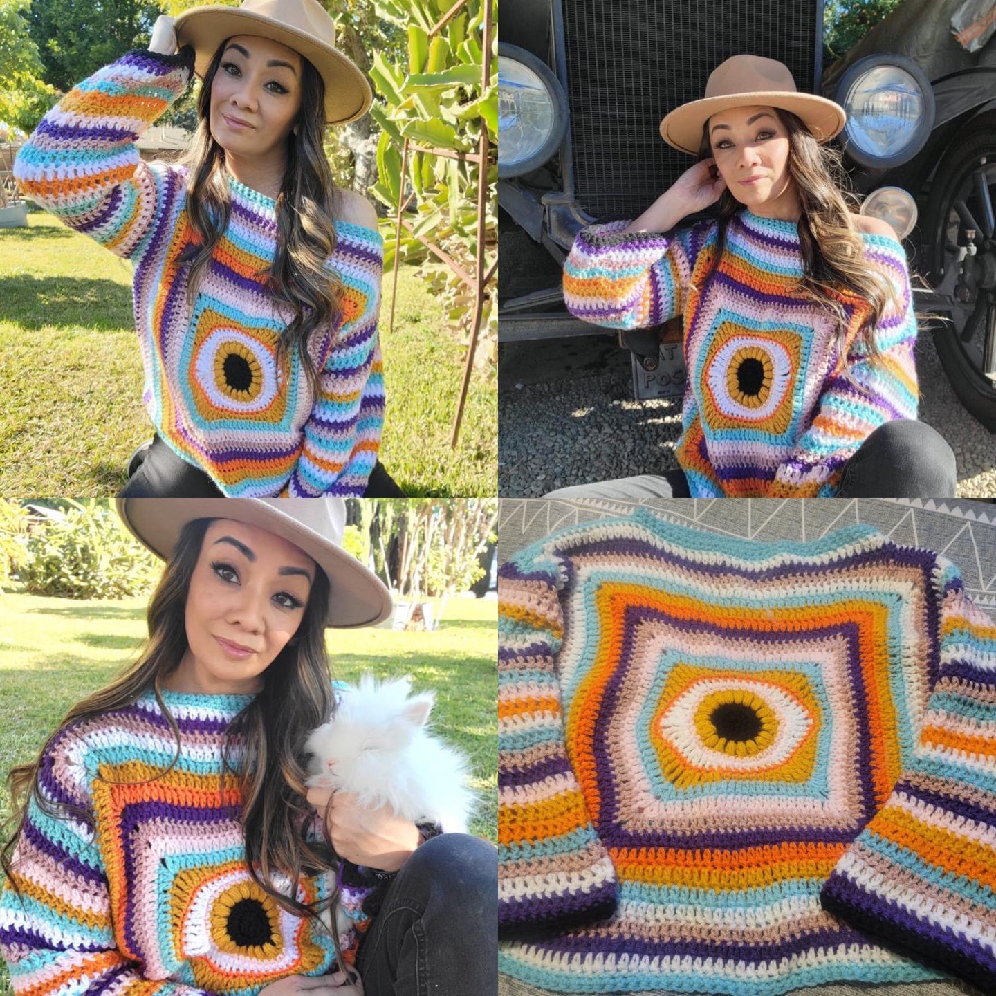 The Eye Candy Sweater - PDF Digital Download Pattern