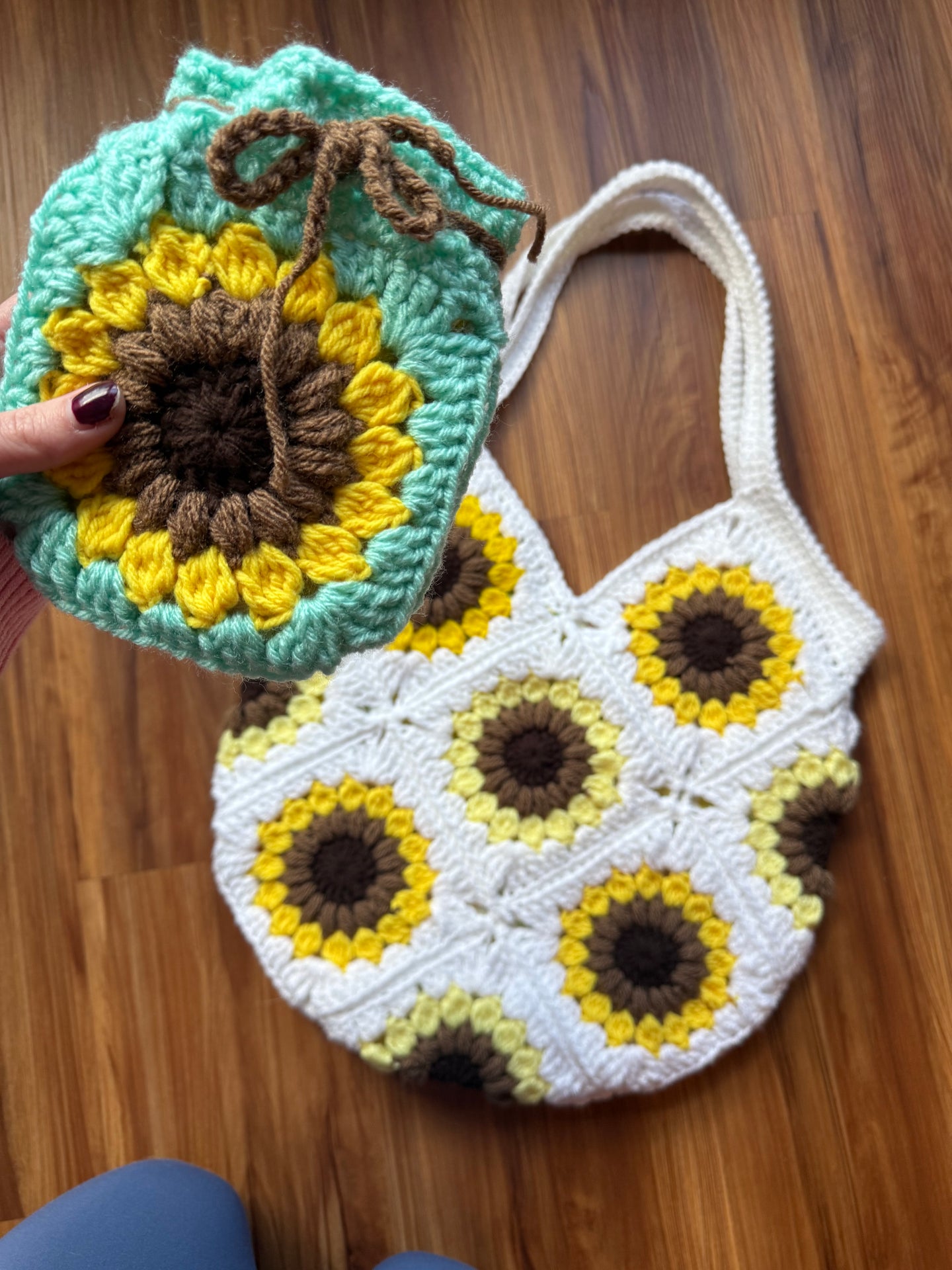 Custom Sunflower Purse (Lined)
