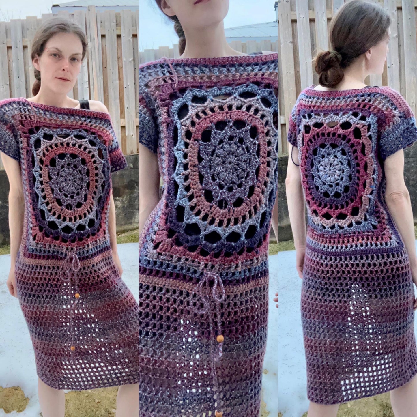 Mandala Effect Sweater Pattern