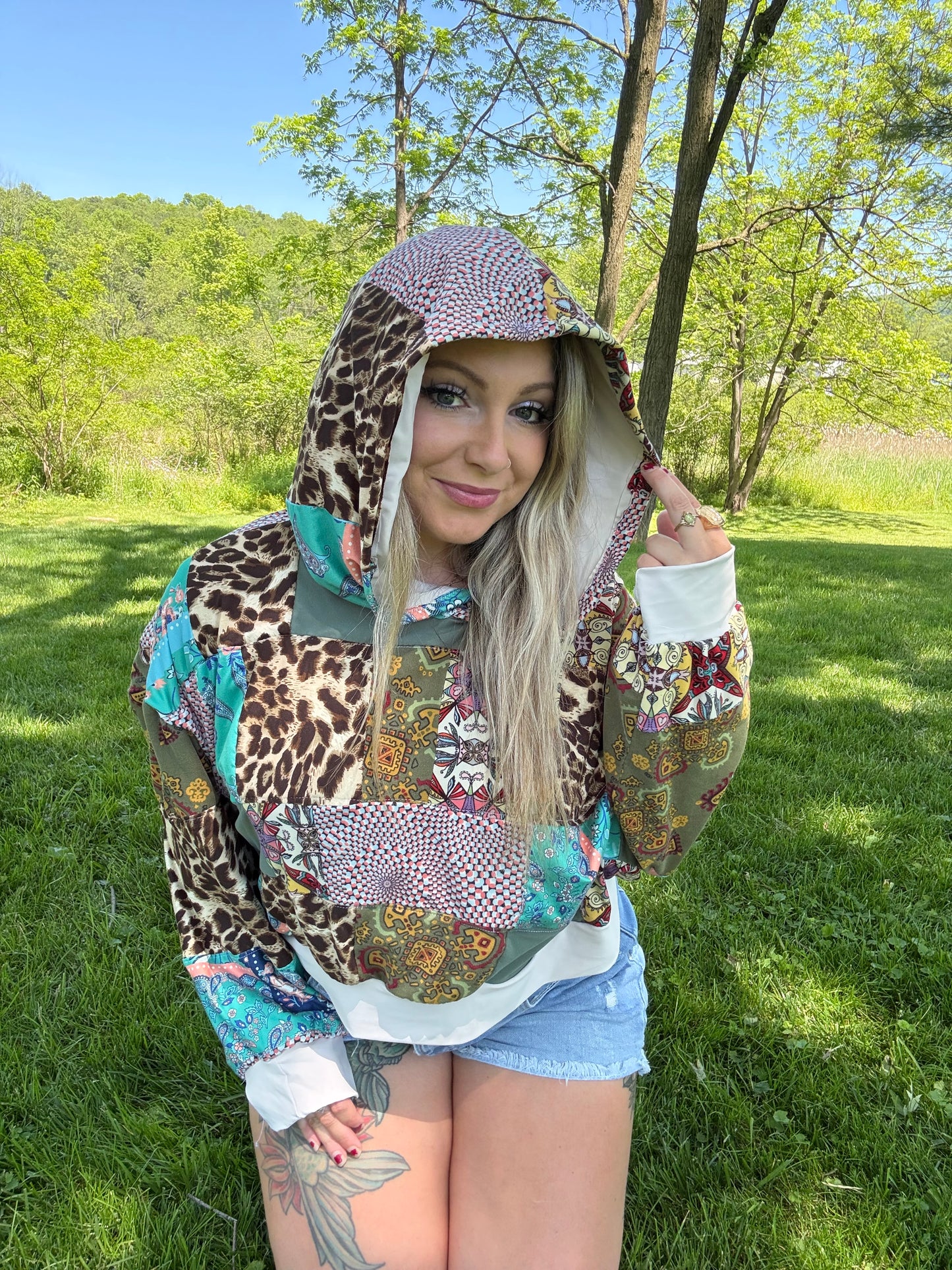 Jungle Cat Hoodie (L/XL)