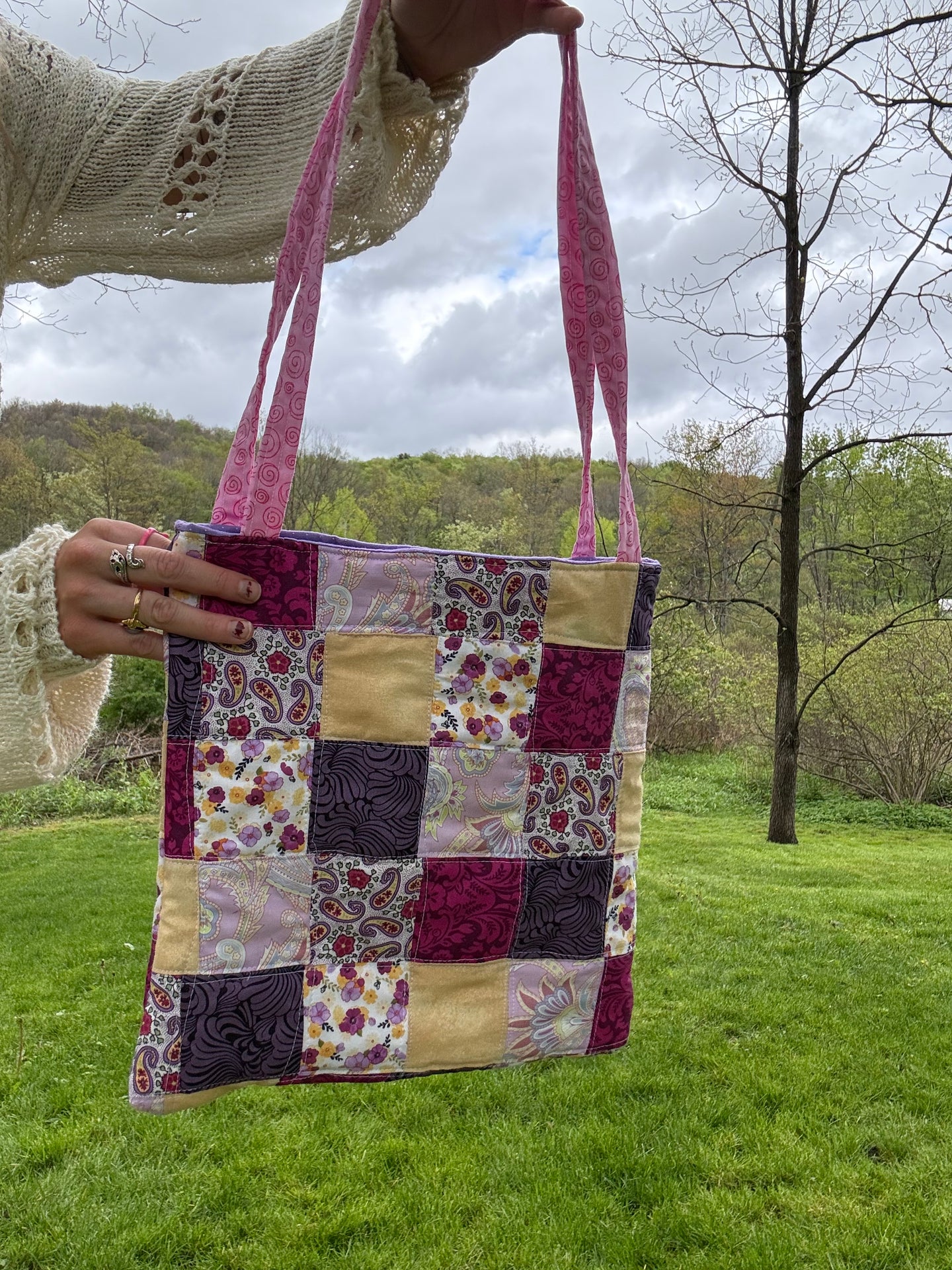 Quilted Patchwork Bug Purse
