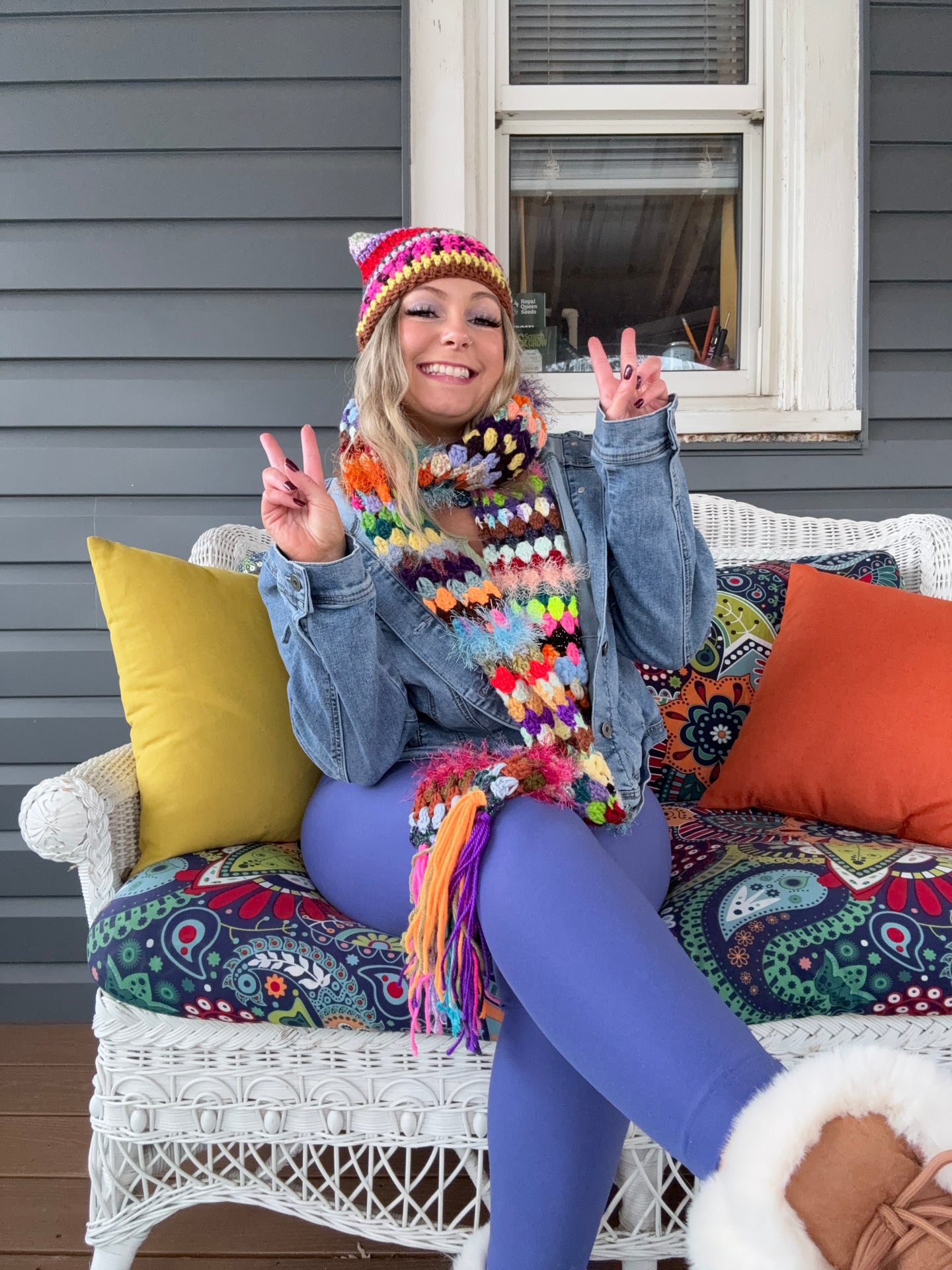 Made to Order Scrap Scarf (7-9 feet, 2-4 weeks)