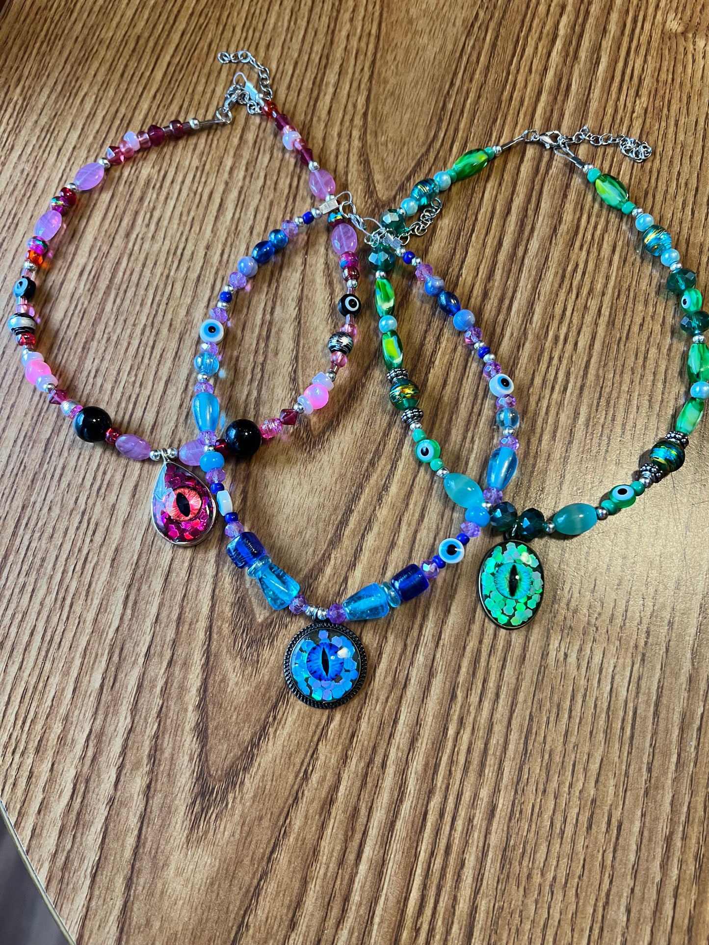 Third Eye Beaded Chokers 15-18”