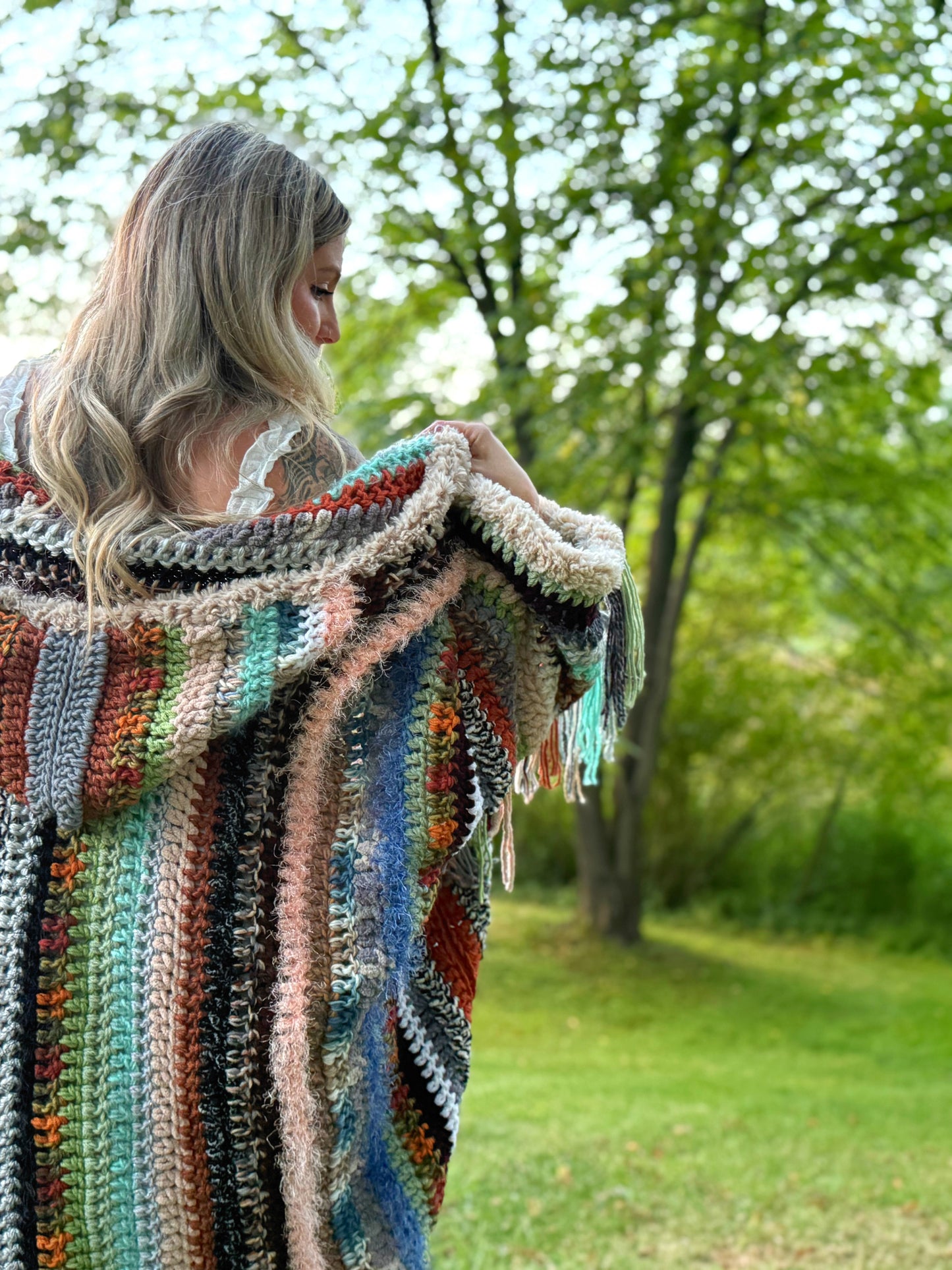 HEAVY Oversized Hooded Cloak - Winter Jacket Scrap Project