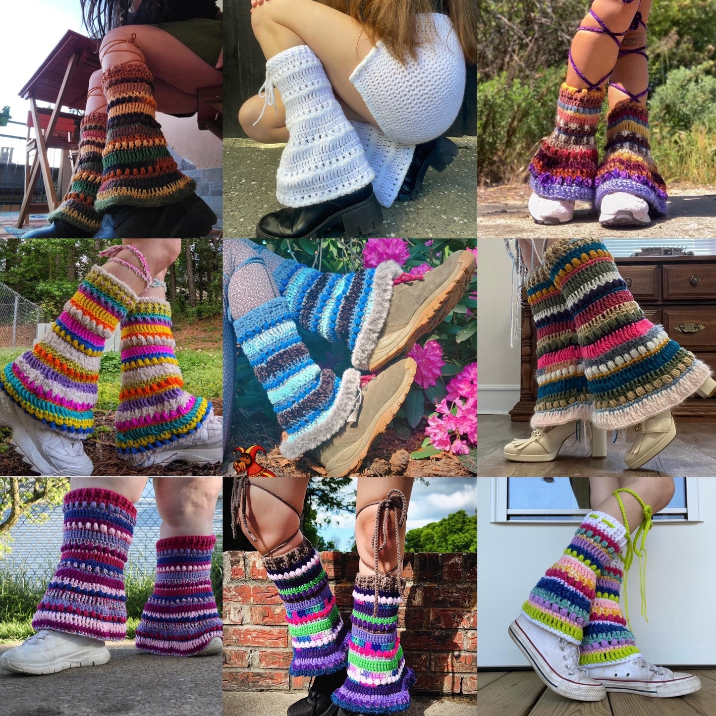 Solar Flares - Leg Warmer Pattern