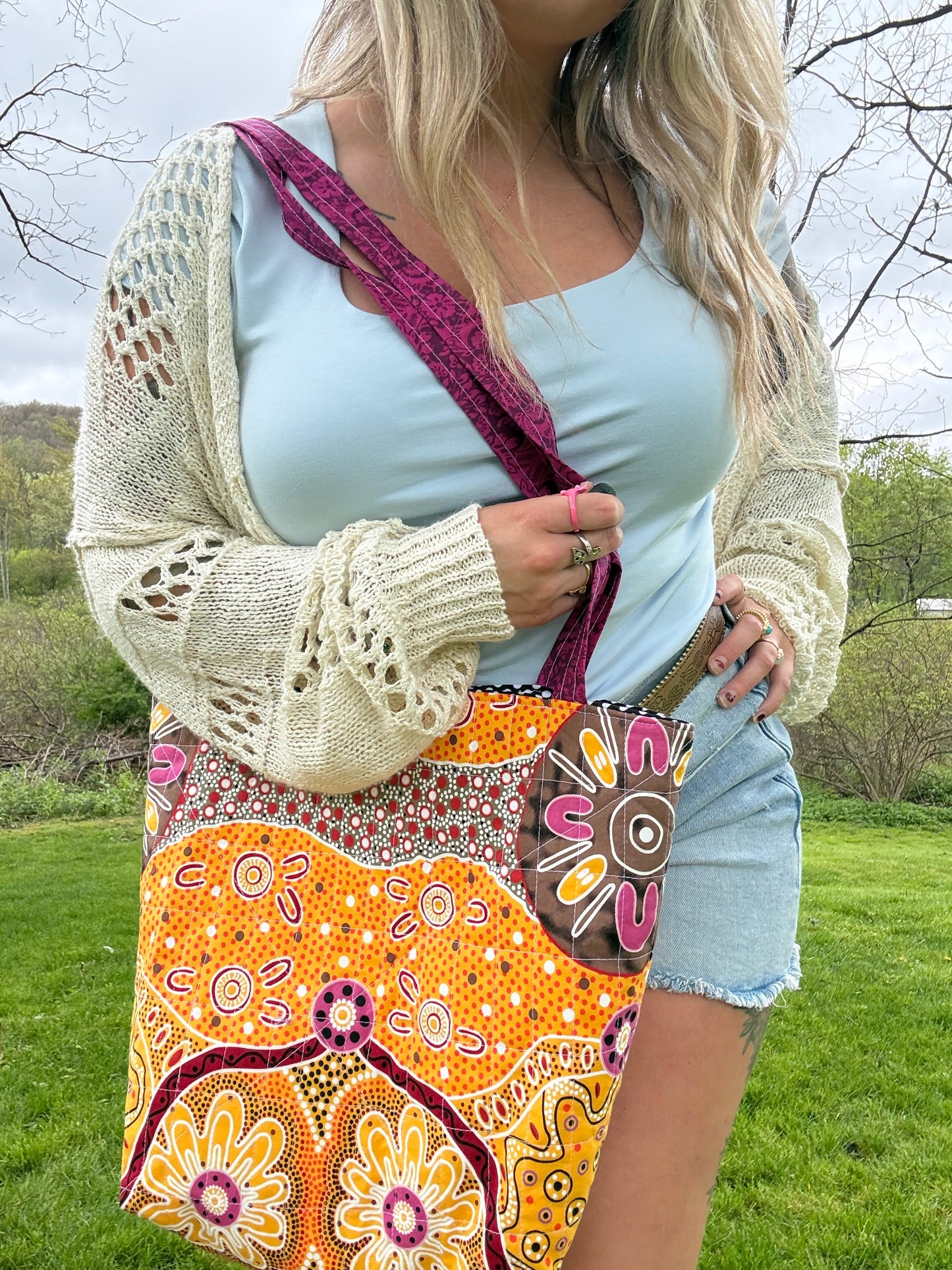 Large Polka Tote