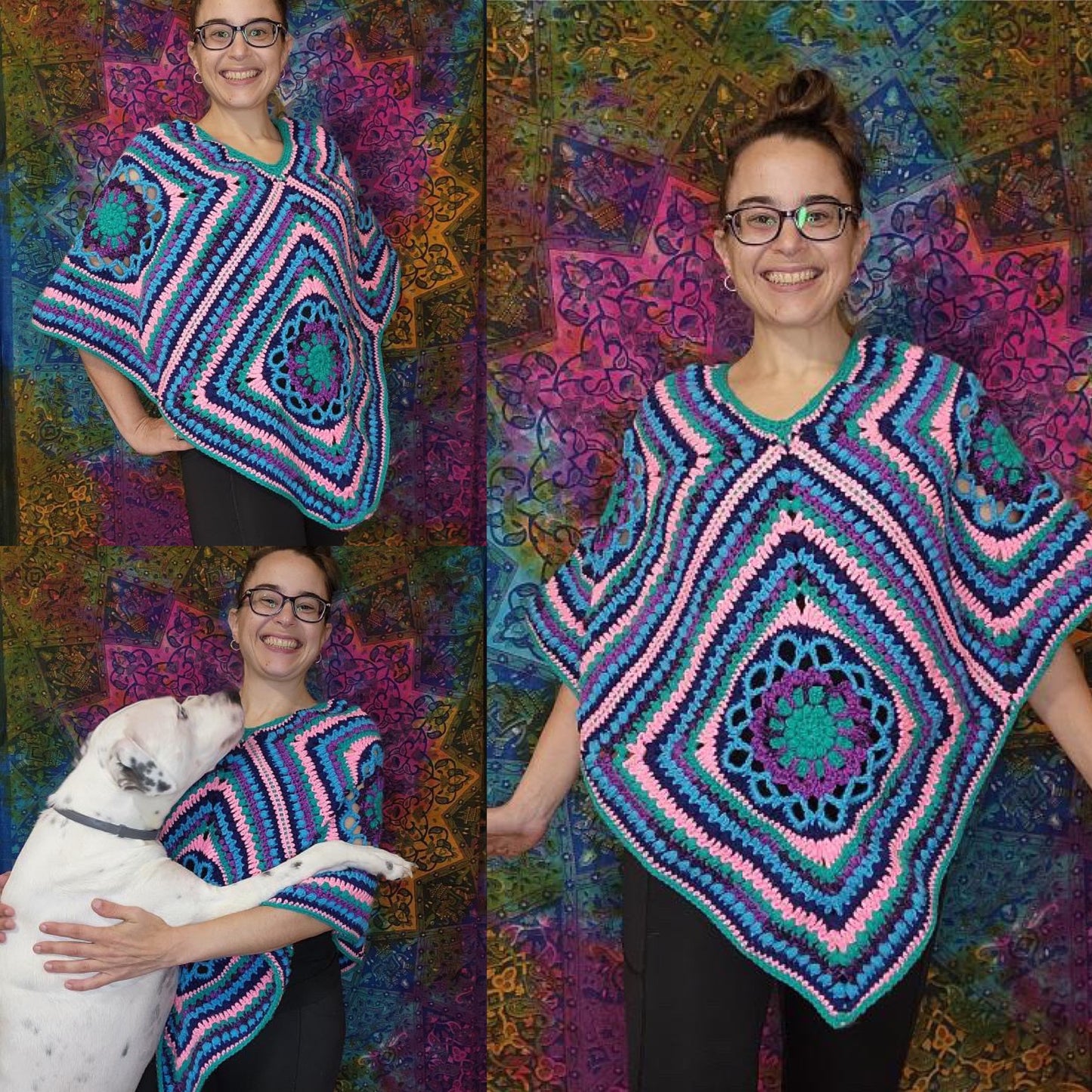 The Queen of Pentacles Poncho Pattern