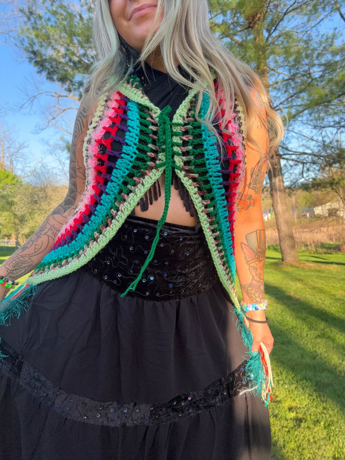 S/L Mary Jane Fringe Vest