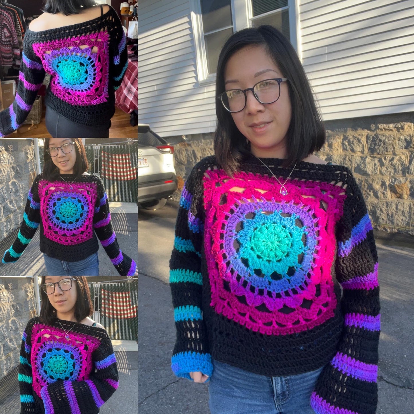 Mandala Effect Sweater Pattern