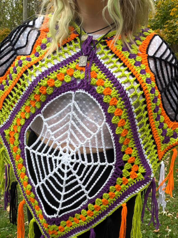 Spiderweb Poncho Pattern
