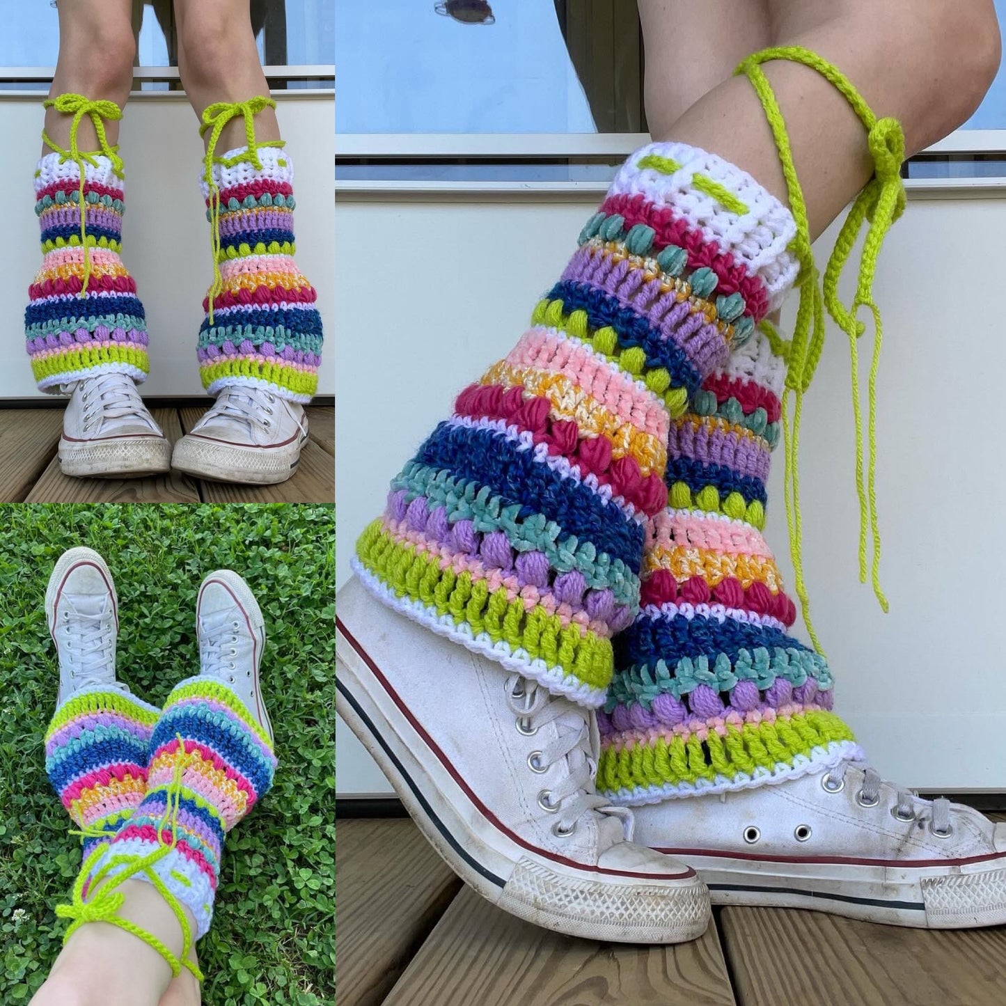 Solar Flares - Leg Warmer Pattern