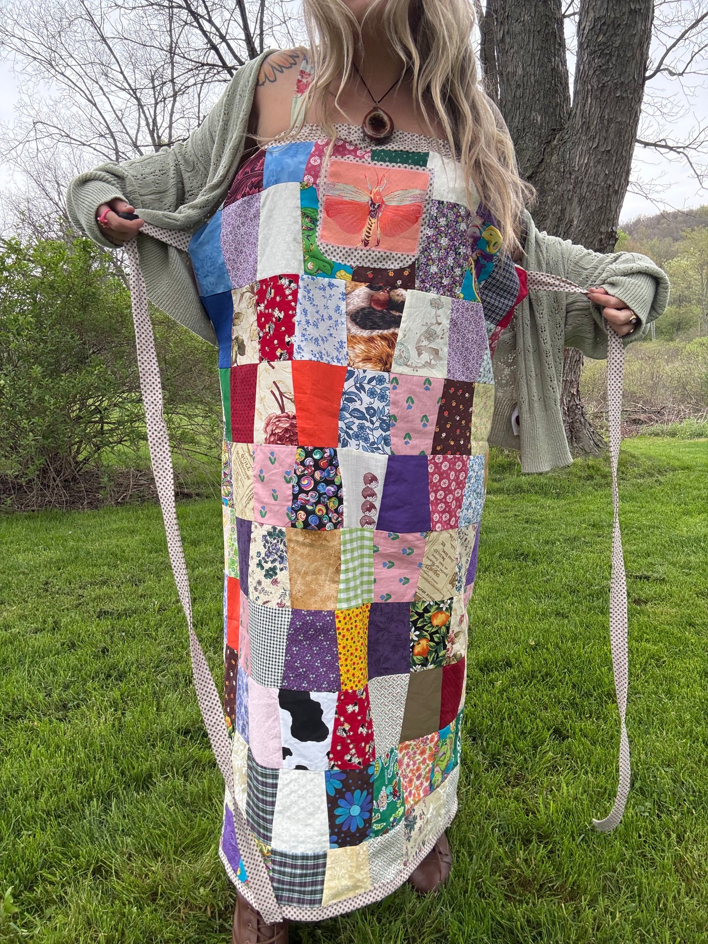 M/L OOAK Patchwork Dress