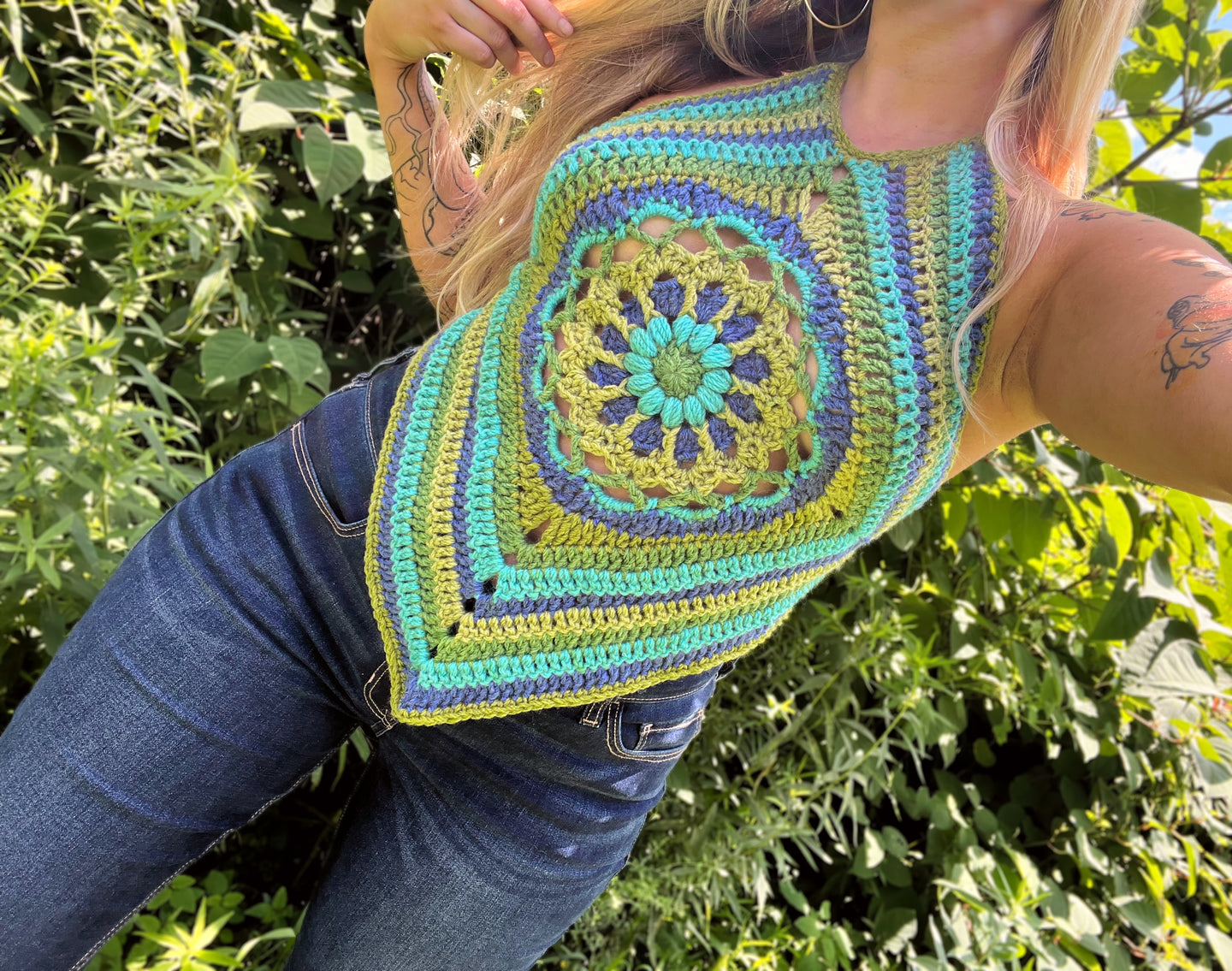 Dahlia Diamond Top (XS-M)