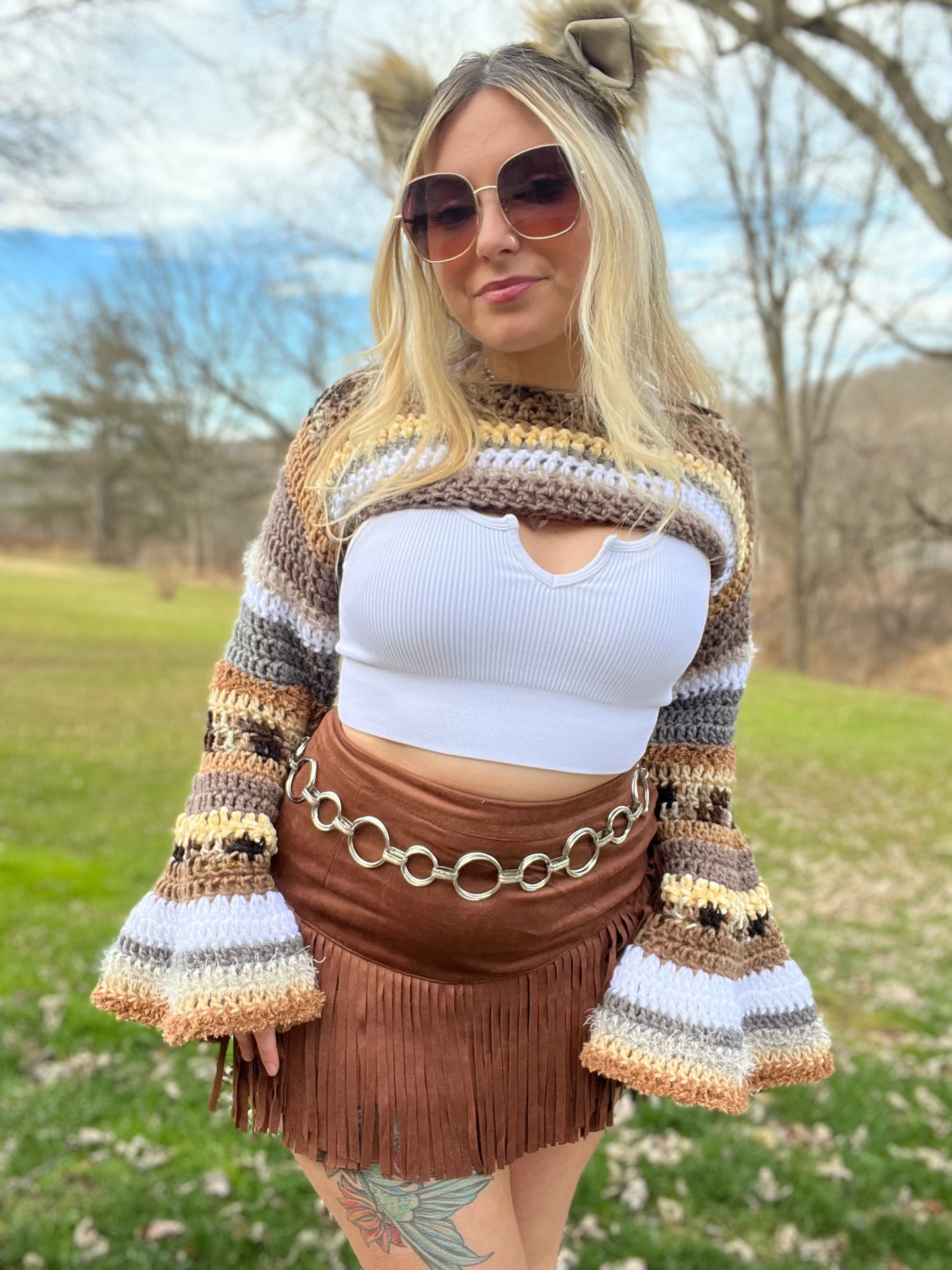 XS/S Bell Sleeve Shrug