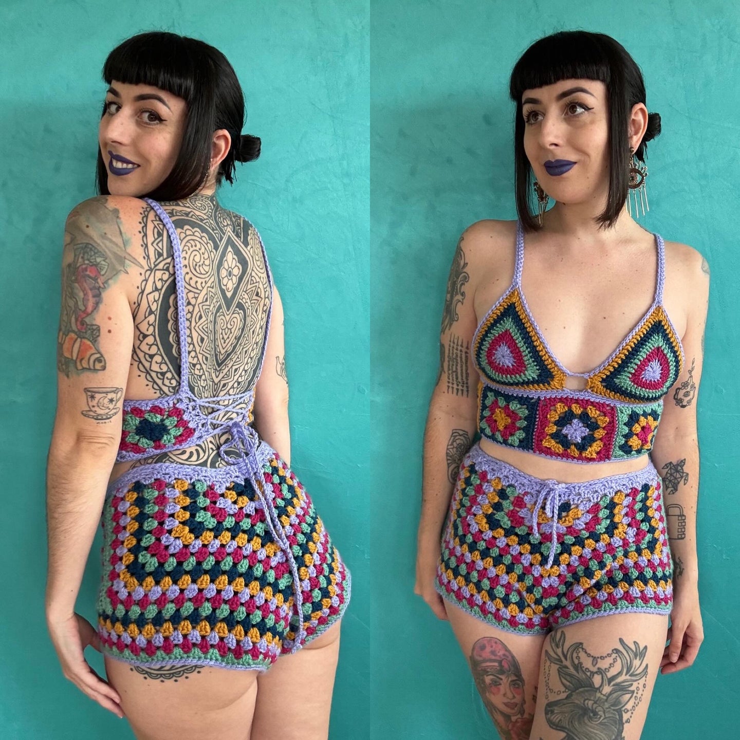 Block Party Playsuit Pattern (Romper or 2 Piece Set)