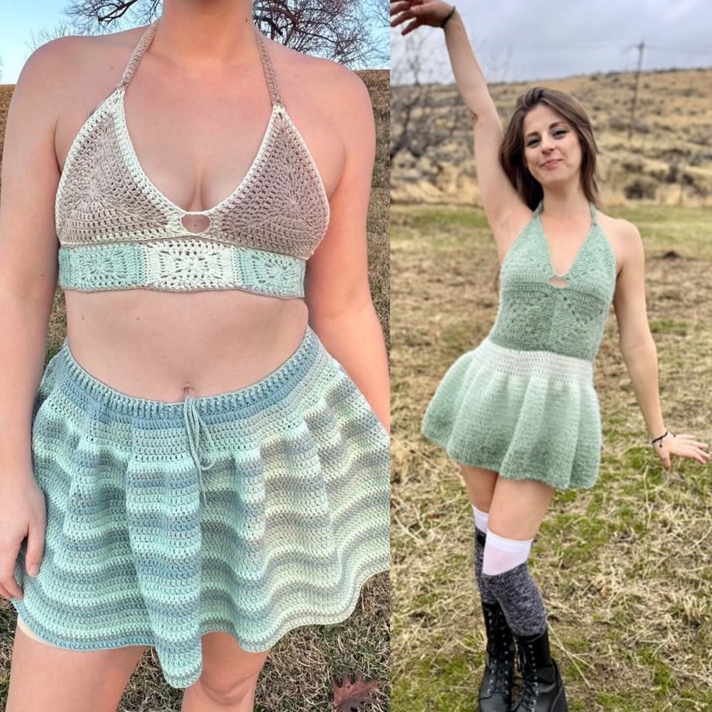 The Solar Flare Pattern (Dress or 2 Piece Set)