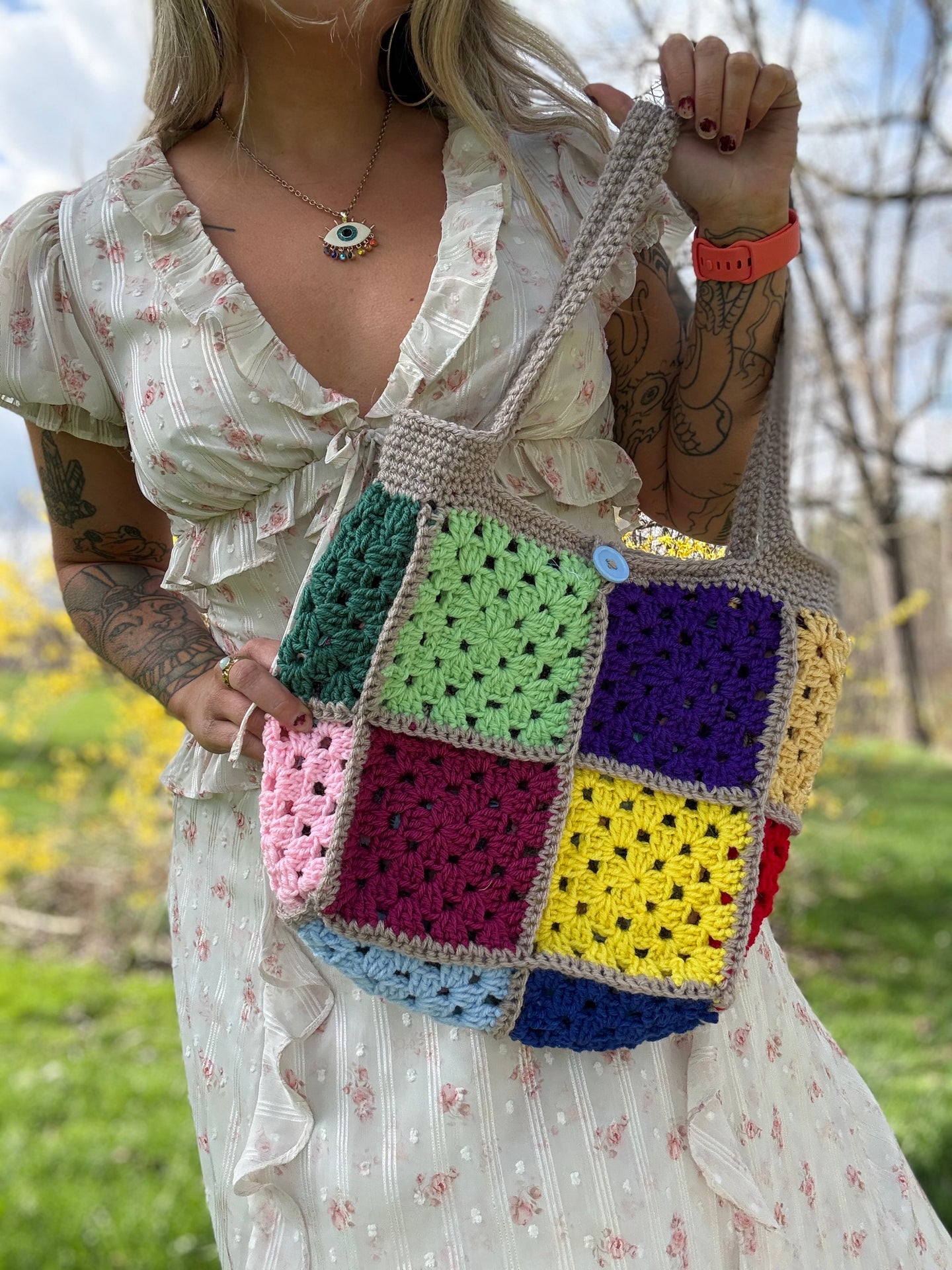 Patchwork Purse with Liner