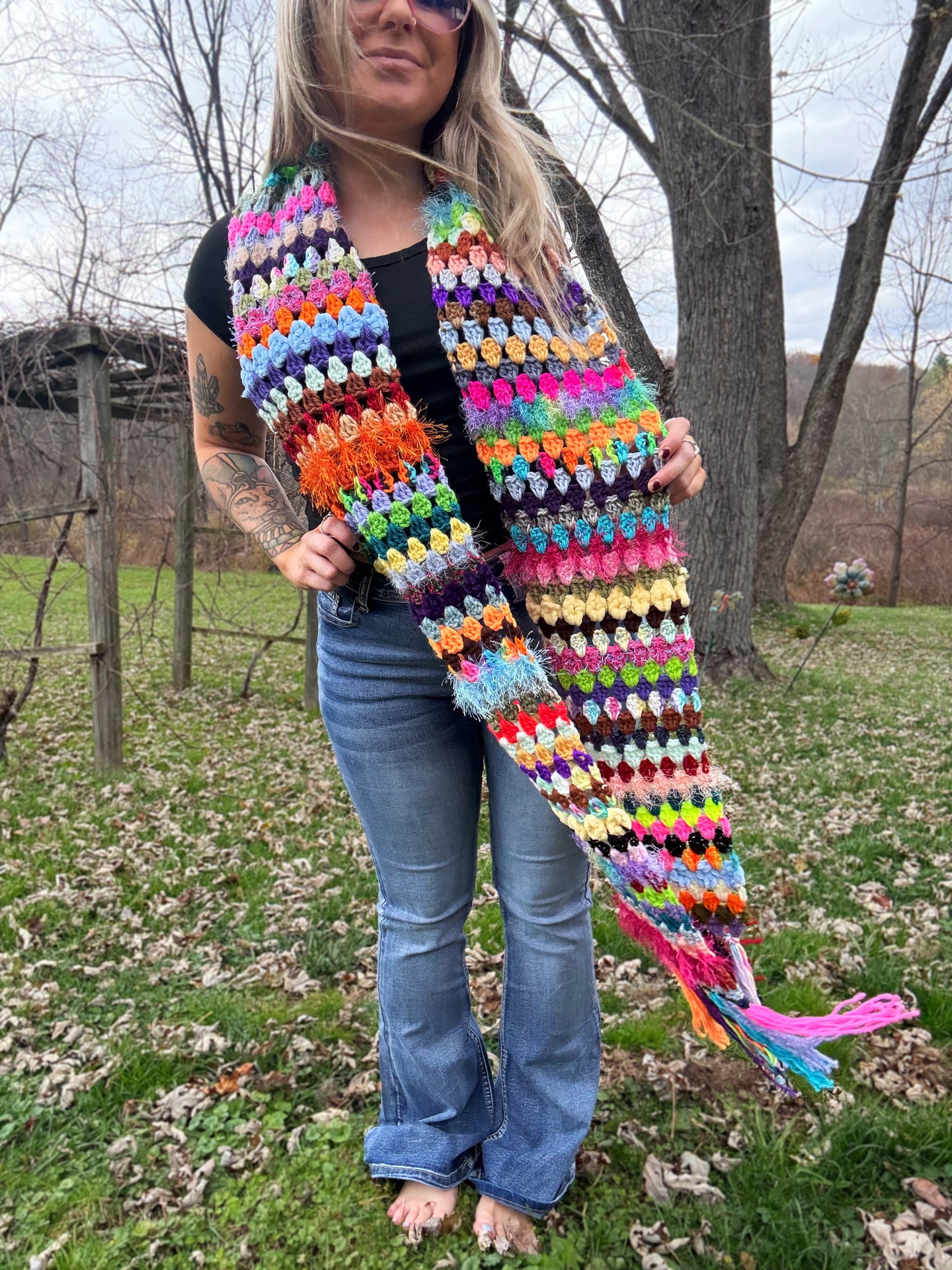 Made to Order Scrap Scarf (7-9 feet)